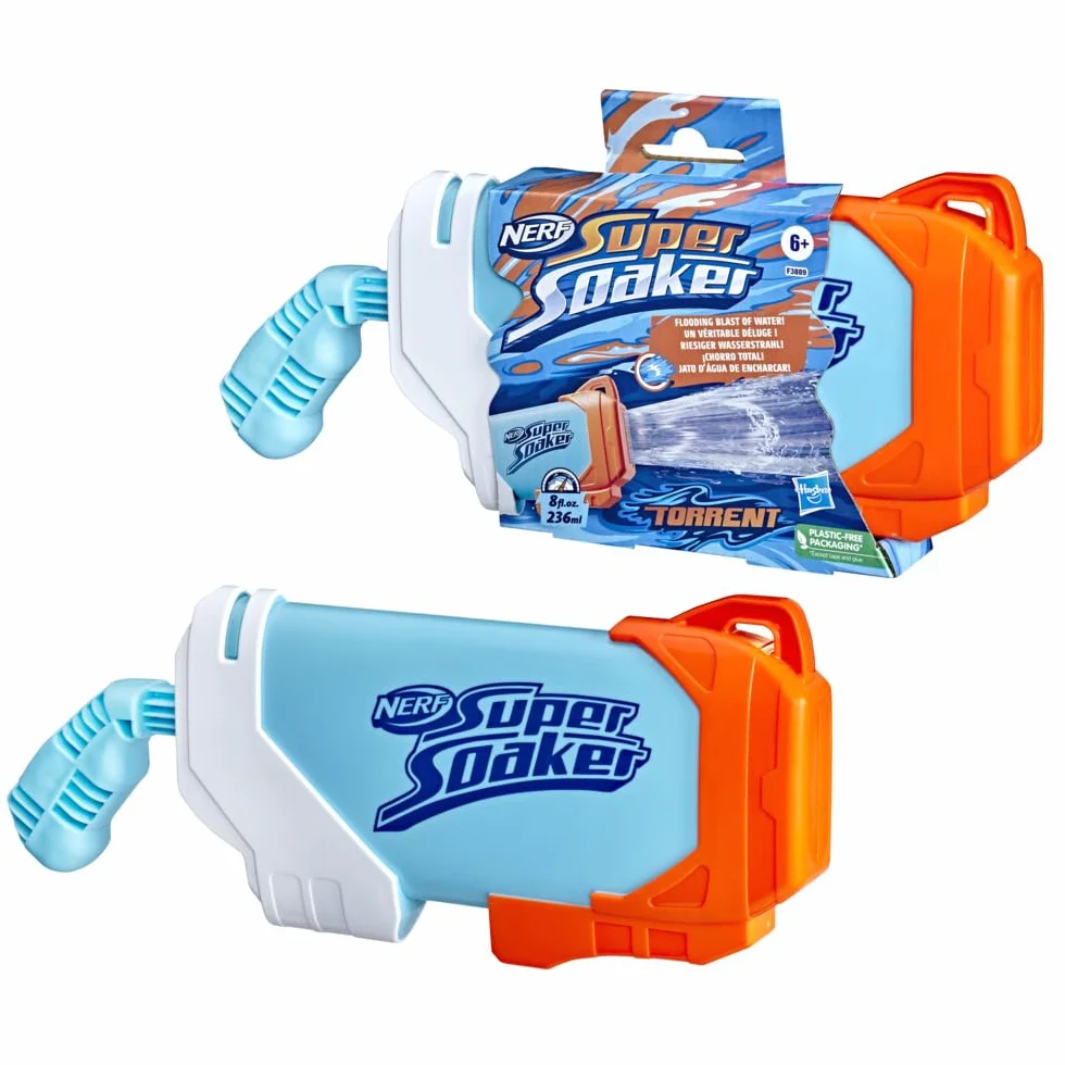 Hasbro Super Soaker Torrent Wyrzutnia Wodna, Wielokolorowy, Od 3 lat