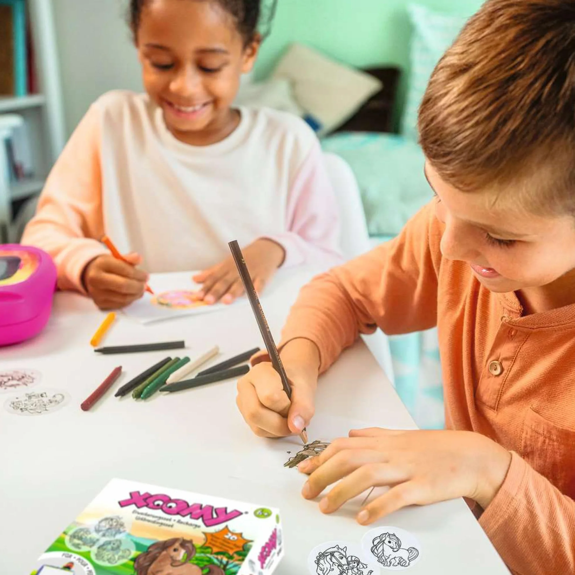 Ravensburger Xoomy Erweiterungsset Pferde - Erweiterungsset für den Xoomy Midi oder Maxi, Xoomy Erweiterung mit 20 neuen Motiven