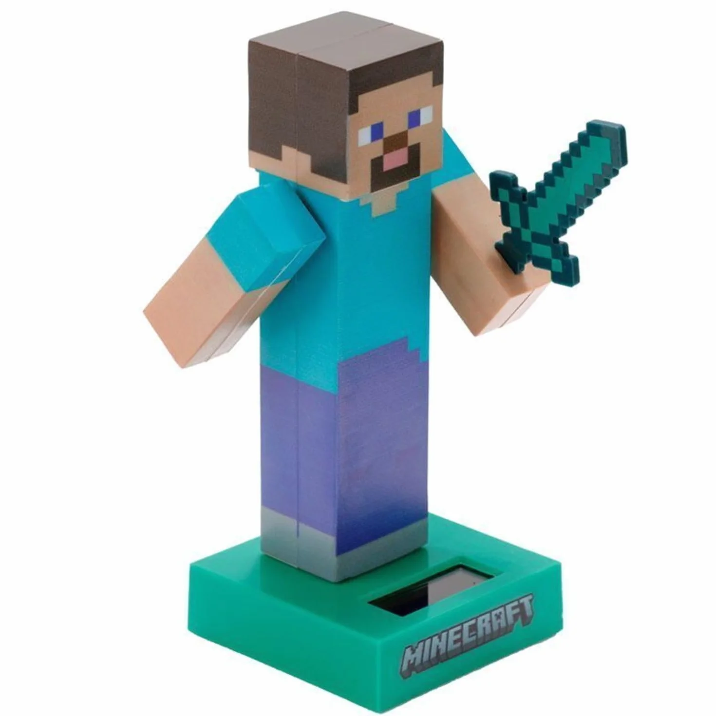 Puckator Steve-Minecraft Solar Pal, Wielobarwny, FF139