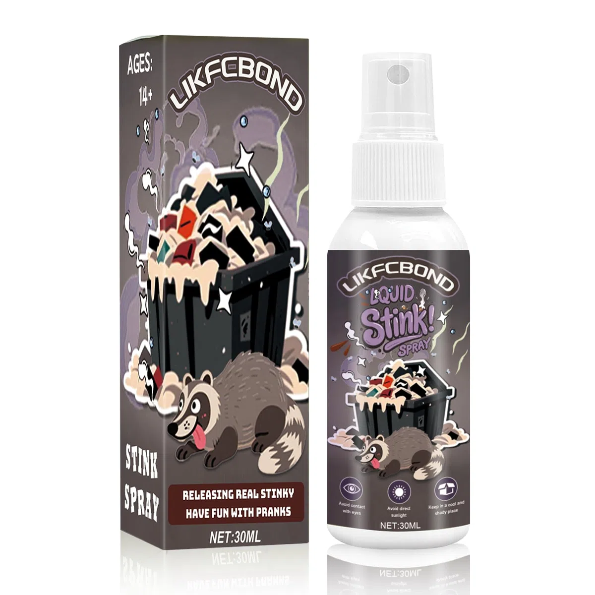 Śmierdzący Spray, Płynny Spray o Okropnym Zapachu, Zabawny Spray do Psikusów, Spray do Żartów na Imprezy dla Dorosłych, Okropny Zapach na Halloween, Boże Narodzenie, Prima Aprilis, 30ML