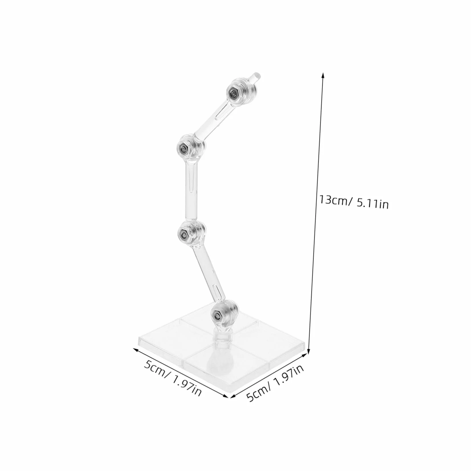 Toyvian Figurka stojąca modele na biurko figura uchwyt figurka wsparcie ekspozycja figurka stojak figurka stojak zabawka uchwyt model regał Action figurka uchwyt tworzywo sztuczne