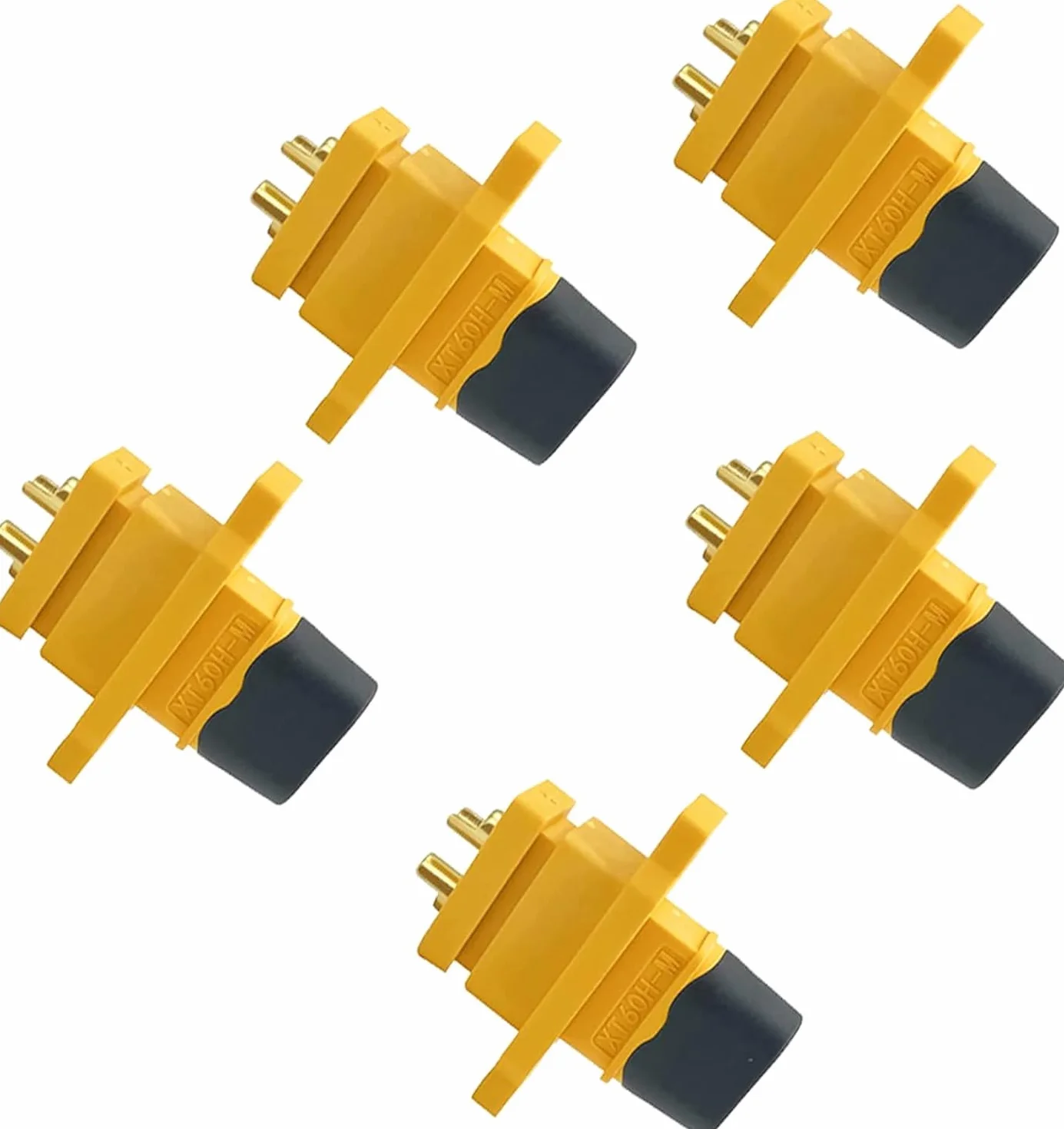 RUNCCI-YUN 3 pary XT60E-F gniazdo wysokowydajne wtyczki do zabudowy + wtyczka XT60H ze śrubami do akumulatora Lipo XT-60 wtyczka 2pin do RC FPV Lipo akumulator RC Quadcopter