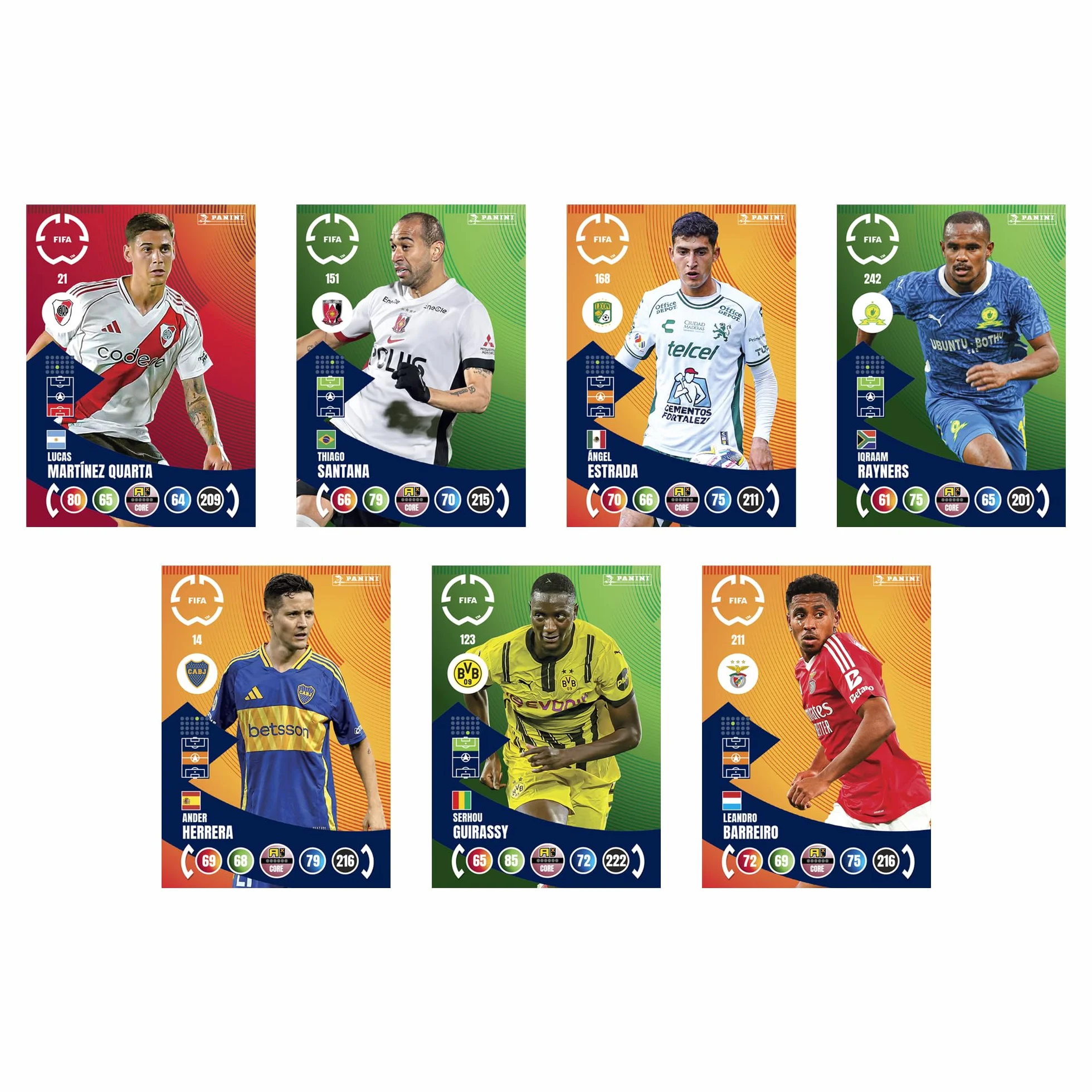 Oficjalna kolekcja kart kolekcjonerskich FIFA Club World Cup 2025 – zestaw startowy, złoty, czerwony/bordowy