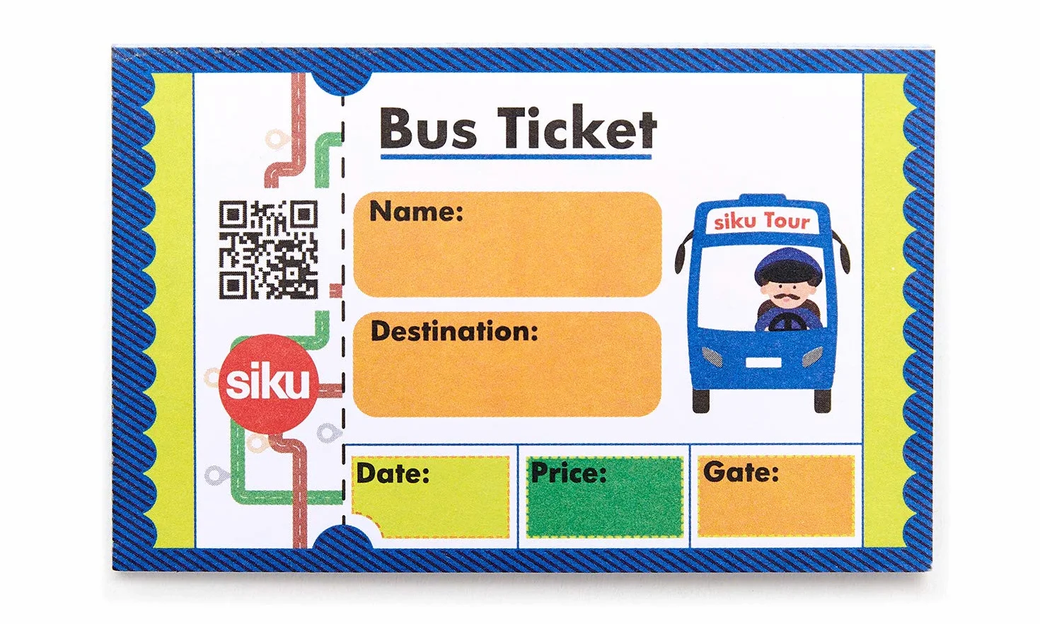 Siku 5509, Przystanek autobusowy, Tworzywo sztuczne, Wielokolorowy, Z Mercedesem-Benz Sprinter (Metal) i automatem biletowym