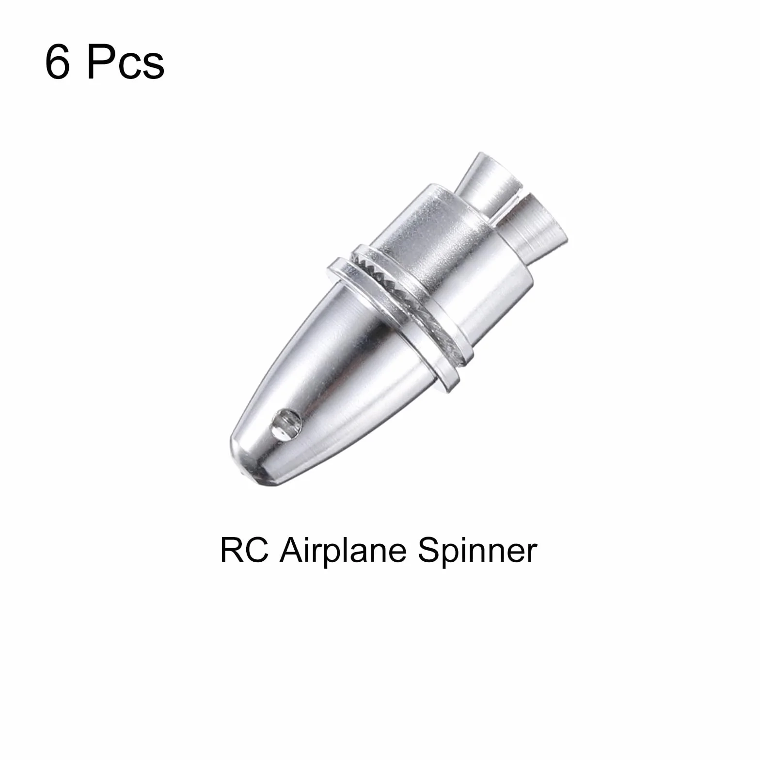 QUARKZMAN Spinner do samolotów RC 3,17 mm otwór 5 mm adapter śmigła zestaw 6 szt