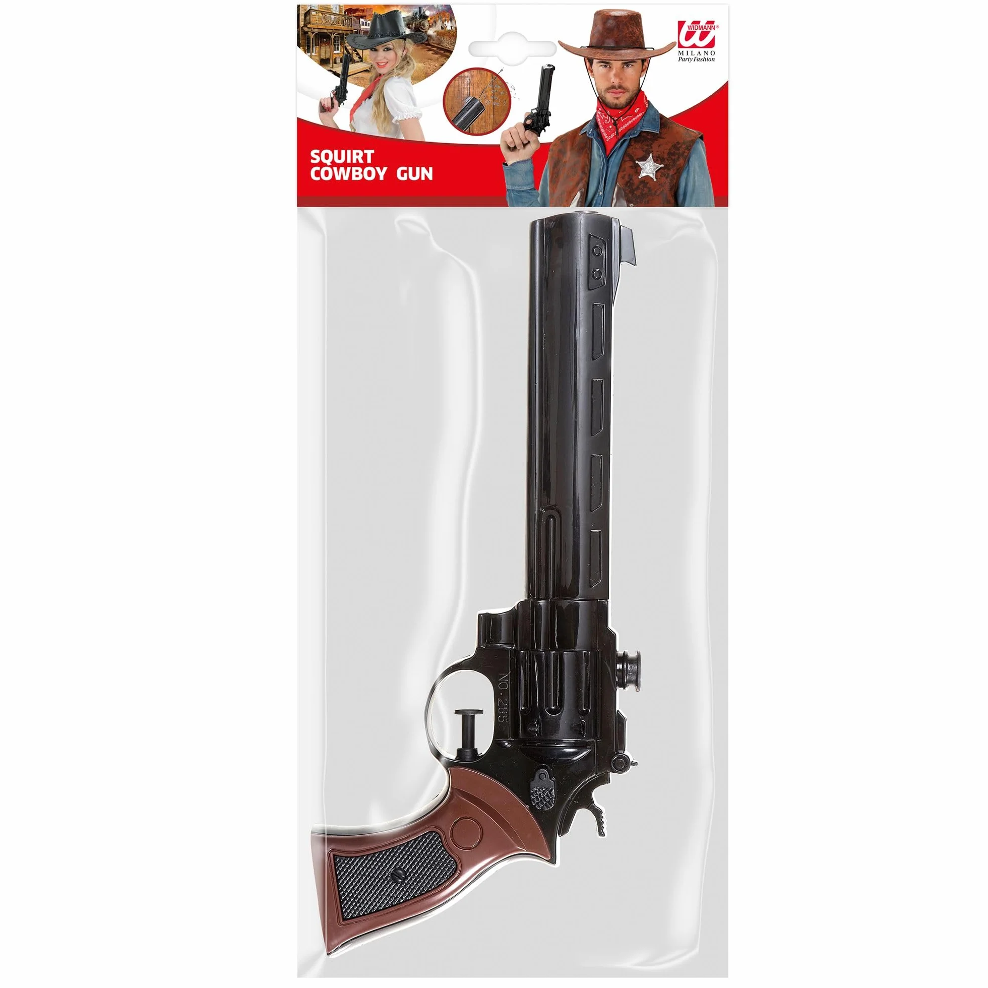 WIDMANN 3017 V Squirt Kowboj Pistolet zabawkowy dla dzieci, czarny