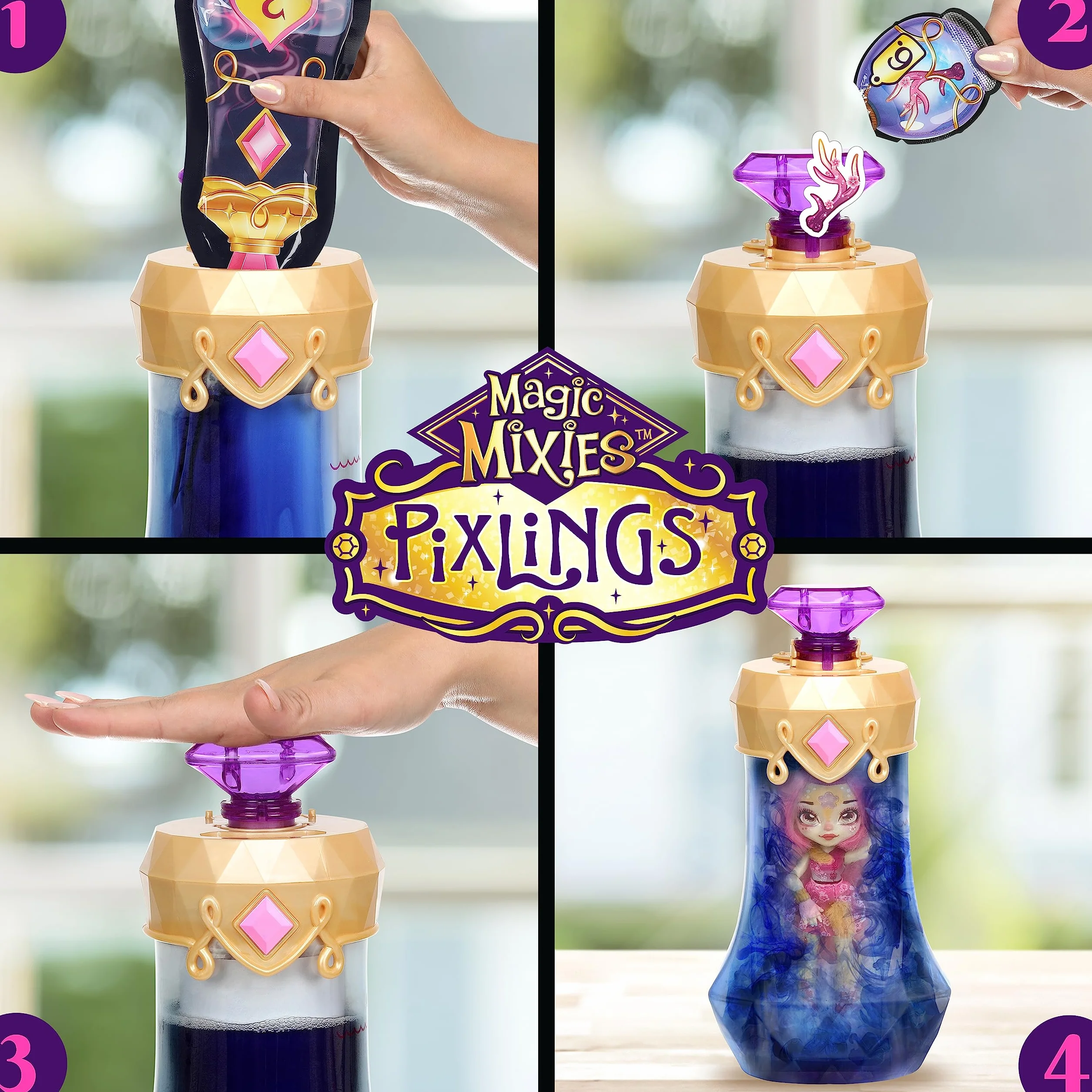 Magic Mixies - Pixlings - S1 - Deerlee Różowy (30445)