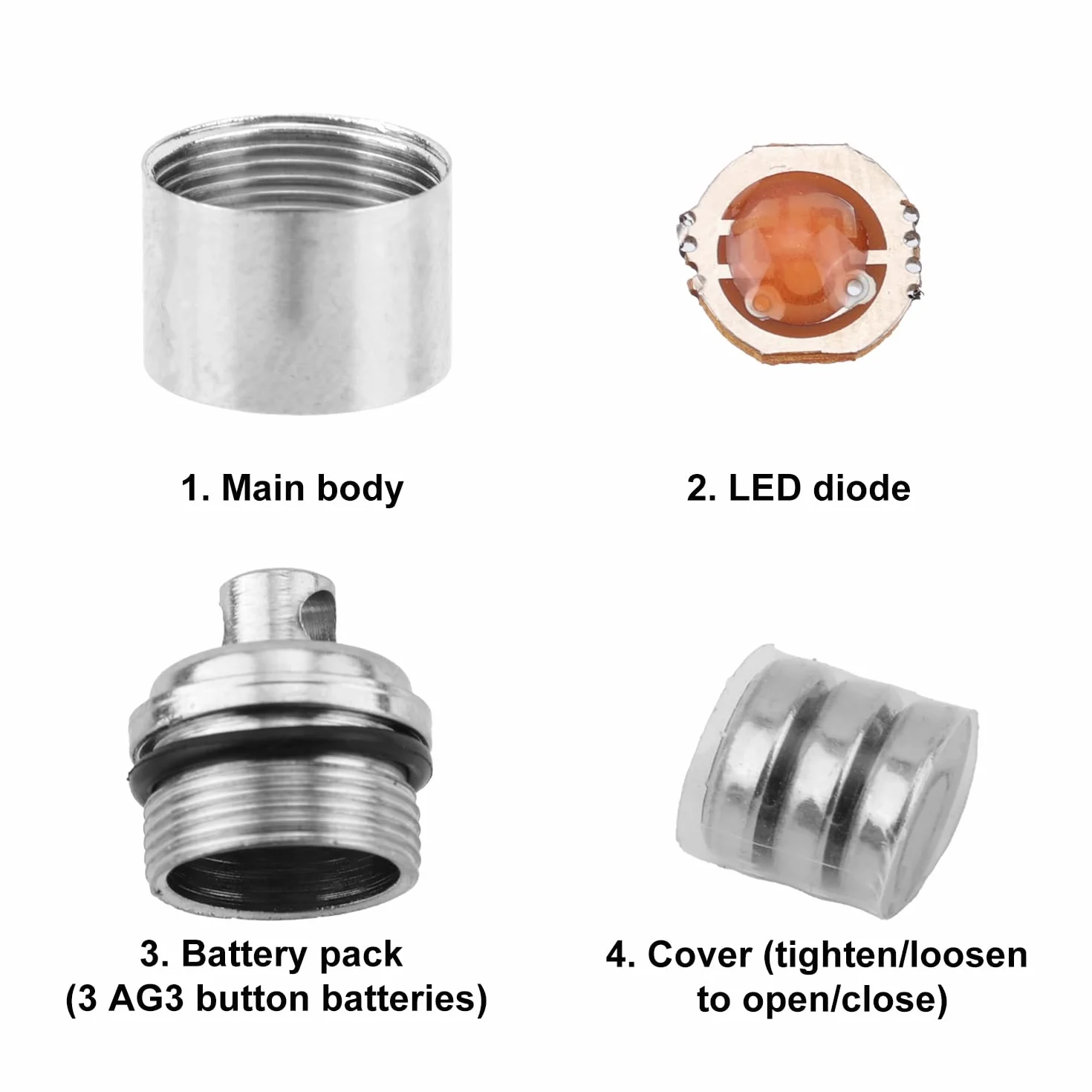 10 Sztuk Mikro Światełek LED, Zasilanych Bateriami Maleńkie Światełka Miniaturowe Modele Rękodzieła do Lampionów Papierowych Dekoracji Imprezowych Akcesoriów do Domków dla Lalek (Ciepła Biel)