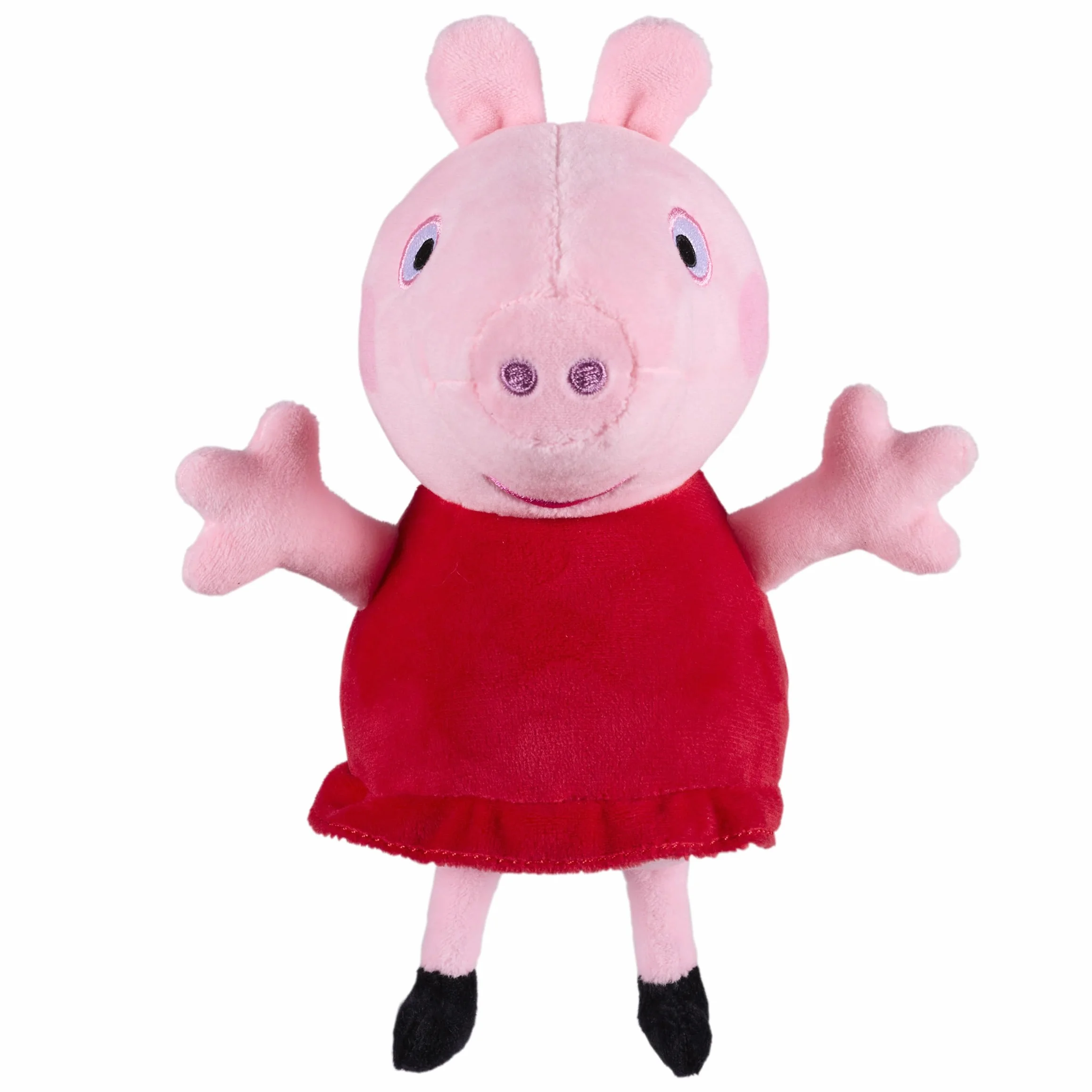 Zestaw pluszowych zabawek Peppa Pig 2 – Peppa i Baby Evie – ultramiękkie pluszowe zabawki w klasycznym stylu Peppy Pig, zabawka dla dzieci w wieku od 18 miesięcy