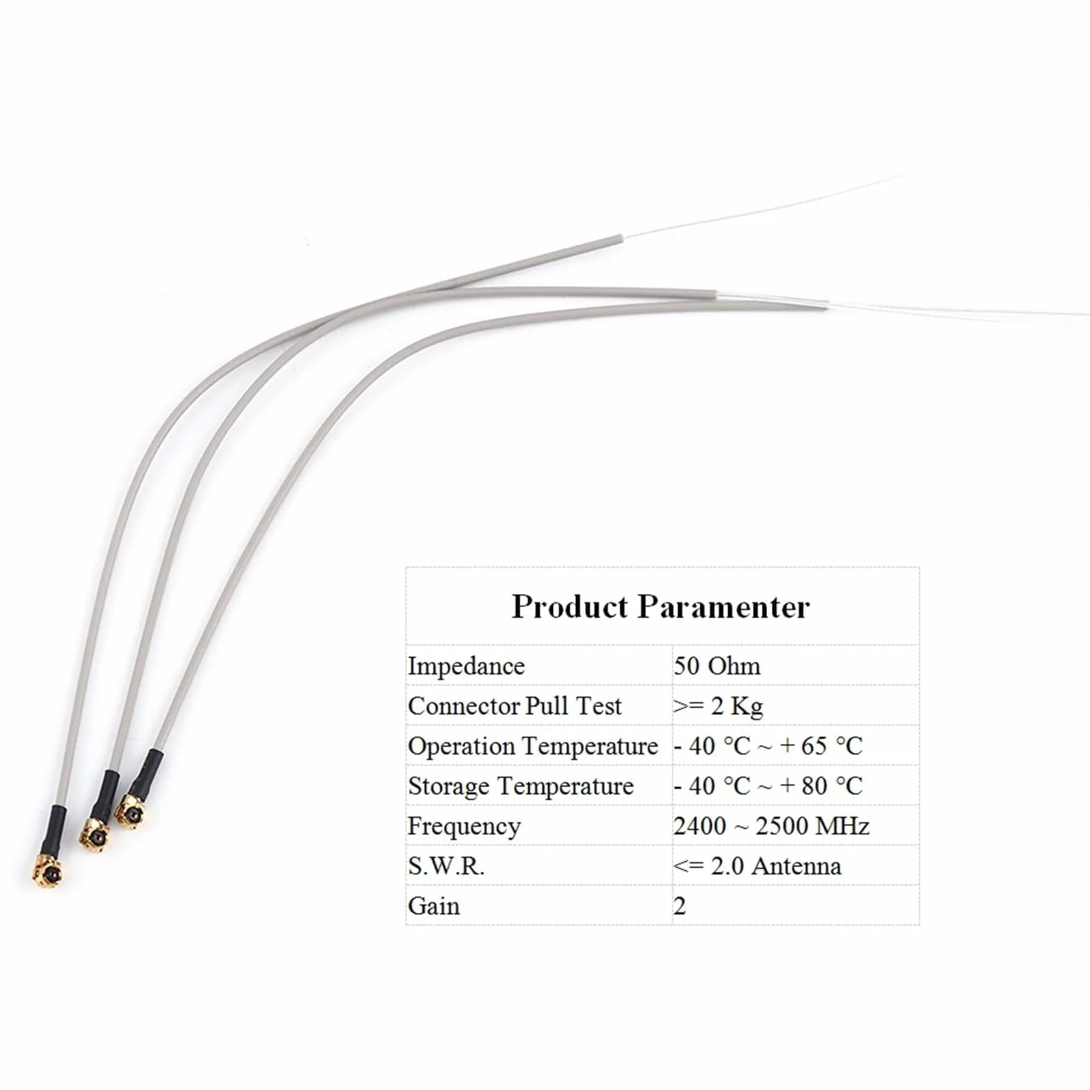 20 Sztuk Antena Odbiorcza 2.4G dla FrSky, Futaba, długość 15 Cm, Wysokiej Jakości z Materiałem ABS Złącze IPEX