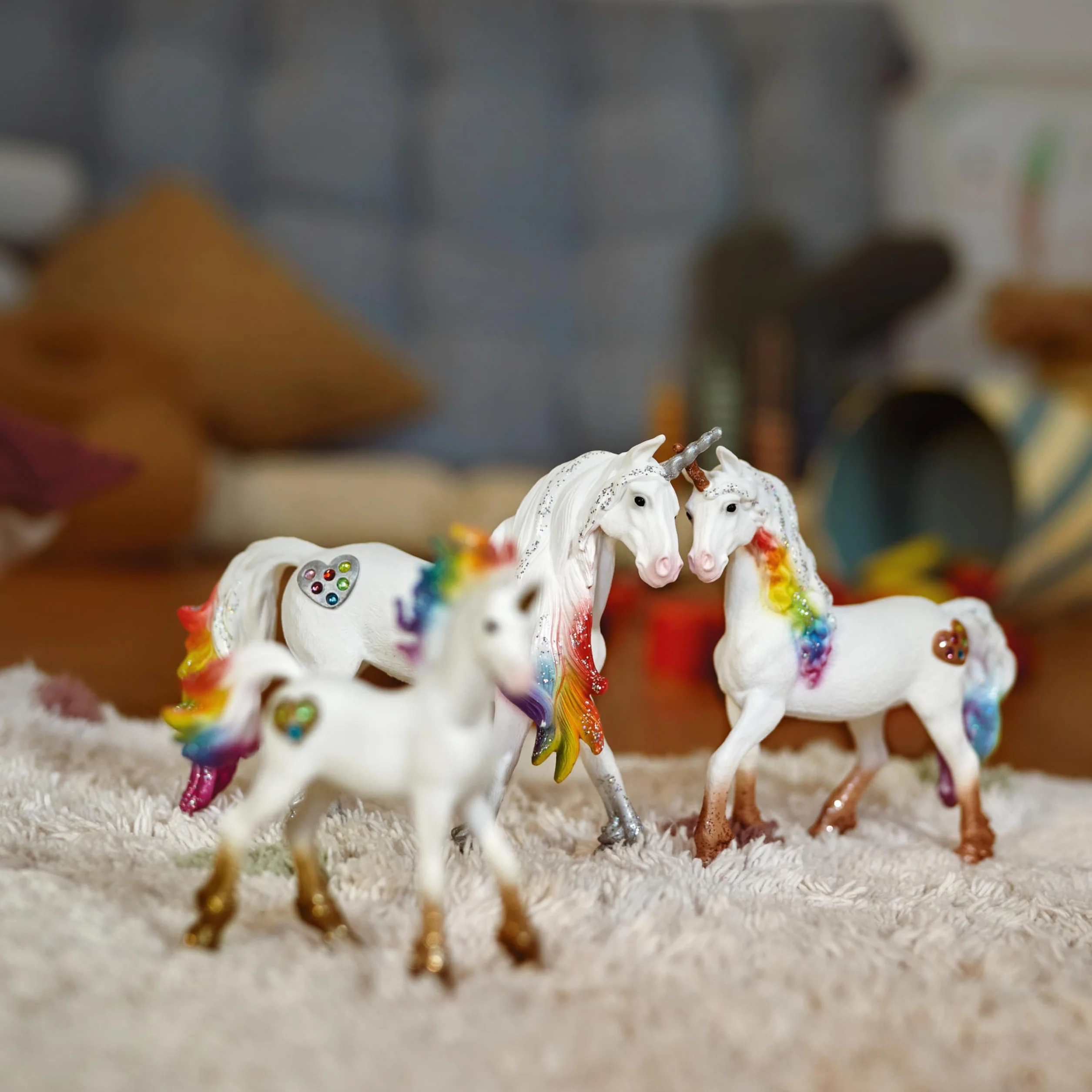 schleich BAYALA | Tęczowe źrebię jednorożca 70727 | Fantastyczna figurka kolekcjonerska | Prezent dla dziewczynek i chłopców | Od 5 lat | 8 × 3 × 9 cm