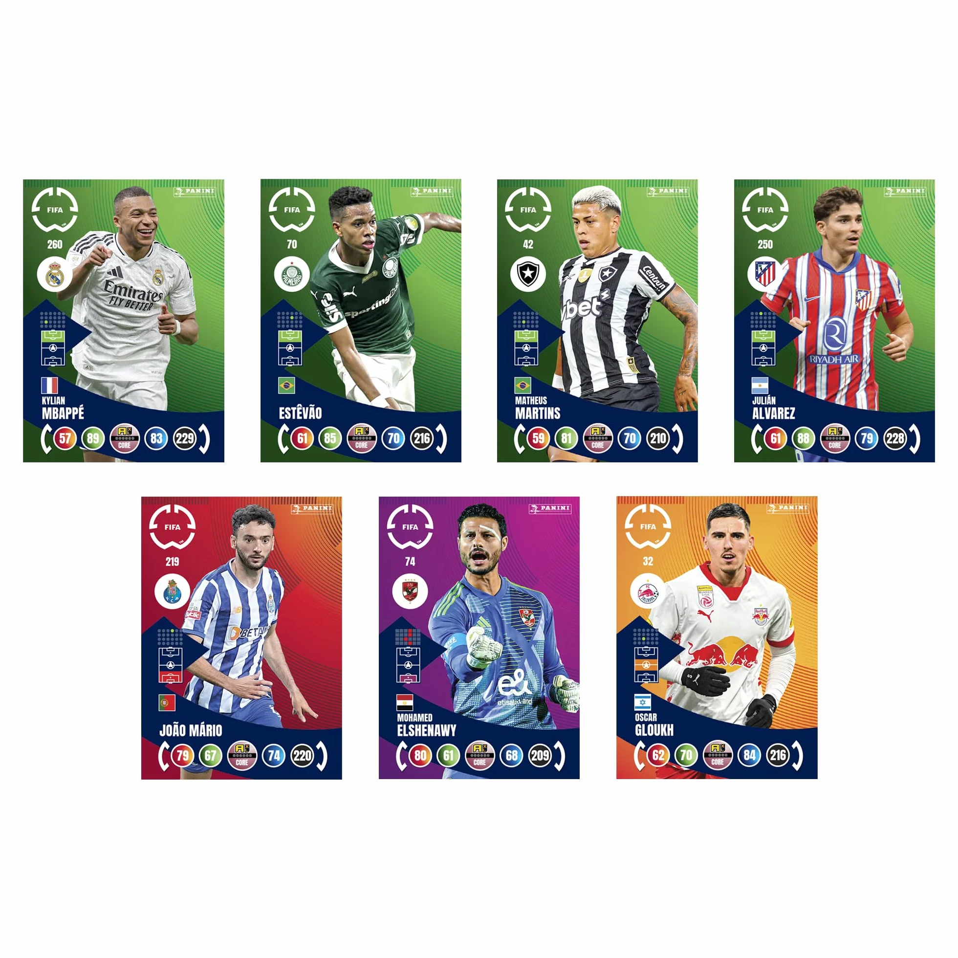 Oficjalna kolekcja kart kolekcjonerskich FIFA Club World Cup 2025 – zestaw startowy, złoty, czerwony/bordowy