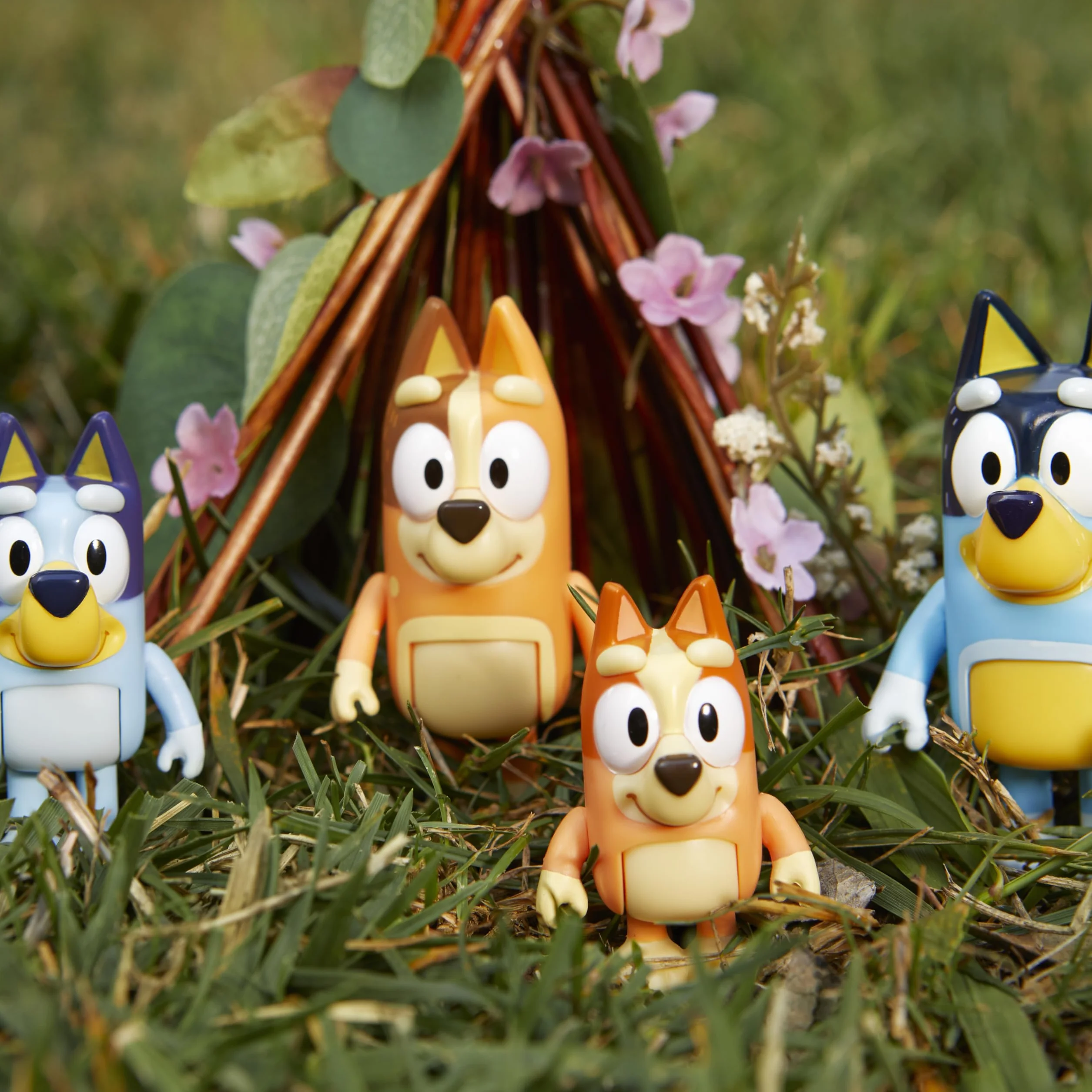 Bluey Family Zestaw Figurek, Wielokolorowy, Od 3 lat