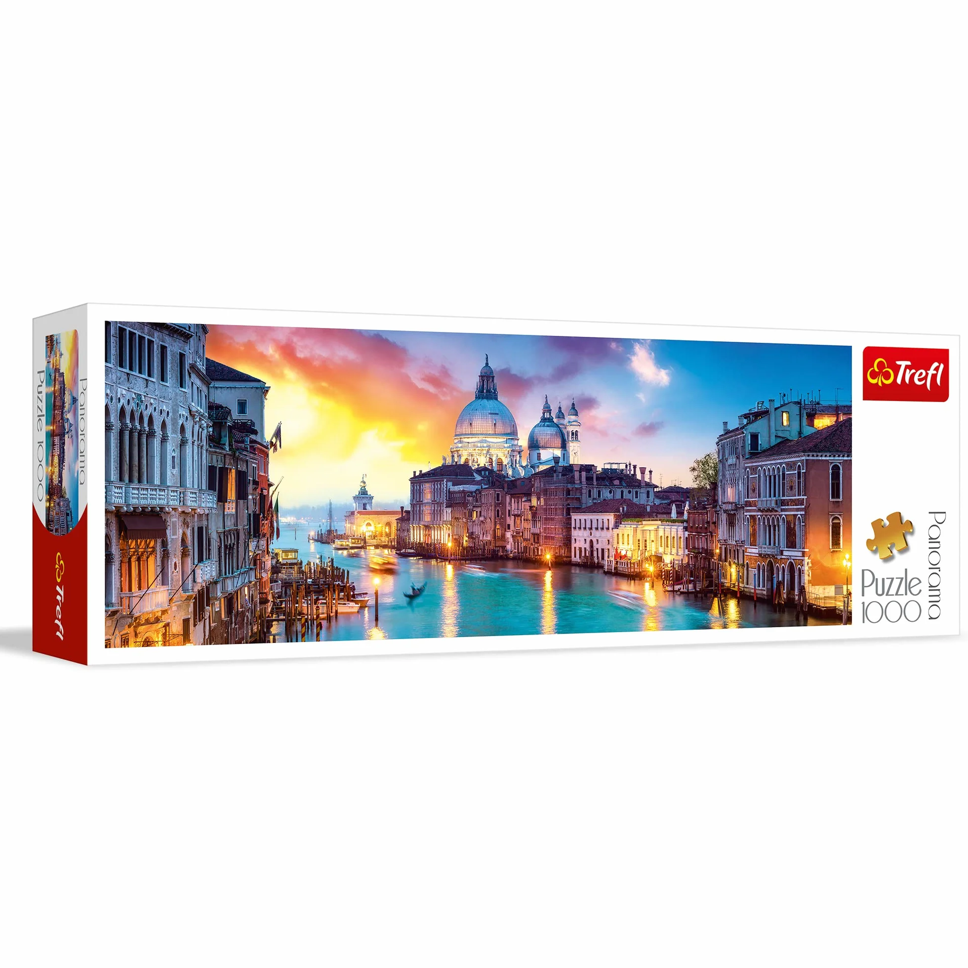 Trefl Canal Grande, Wenecja Puzzle Panoramiczne 1000 Elementów o Wysokiej Jakości Nadruku, od 12 lat