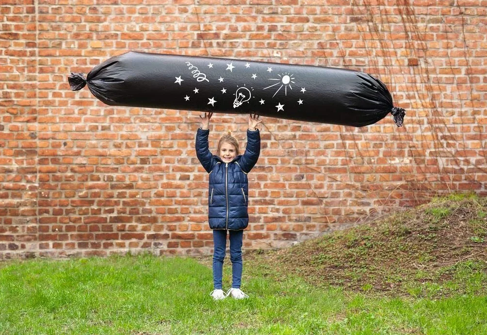 Moses PfenoMINT 30310 sekretarka solarna zabawka eksperymentująca dla dzieci statek lotniczy 3 metry balon cepeliny