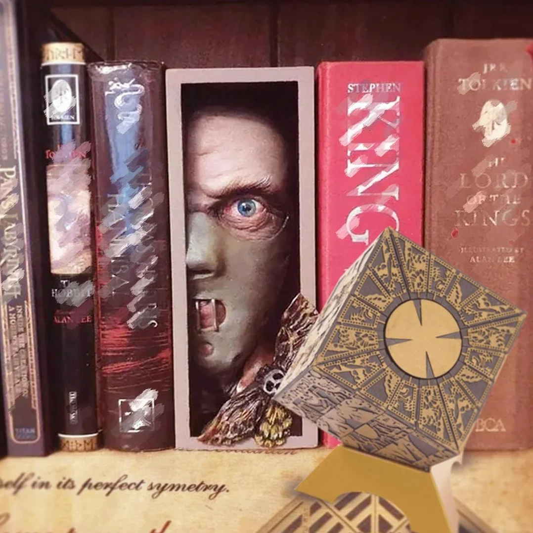 Hellraiser Puzzle Box, zdejmowane i obrotowe pudełko z puzzlami, odpowiednie dla dzieci i dorosłych, nowatorskie pudełko z przerażającą folią