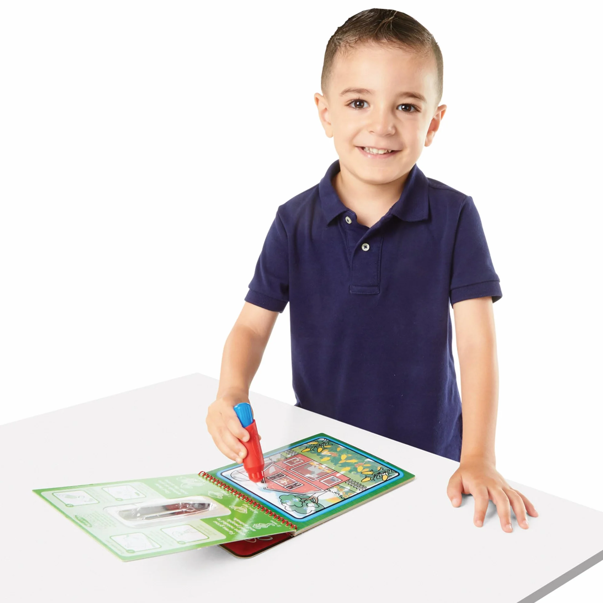 Melissa & Doug – kolorowanka wodna: gospodarstwo rolne | blok z zadaniami | podróż | 3+ | prezent dla chłopca lub dziewczynki