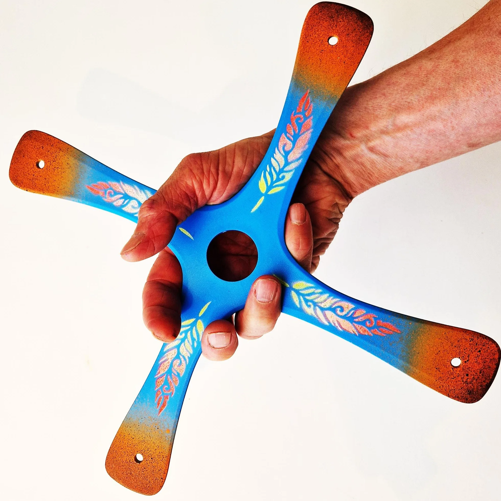 Boomerang S-Quad, bumerang dla początkujących lub dobrych dzbanków, stworzony przez Mistrza Świata, łatwy do uruchomienia, sporty na świeżym powietrzu, zasięg 20 m, postępuj zgodnie z instrukcjami