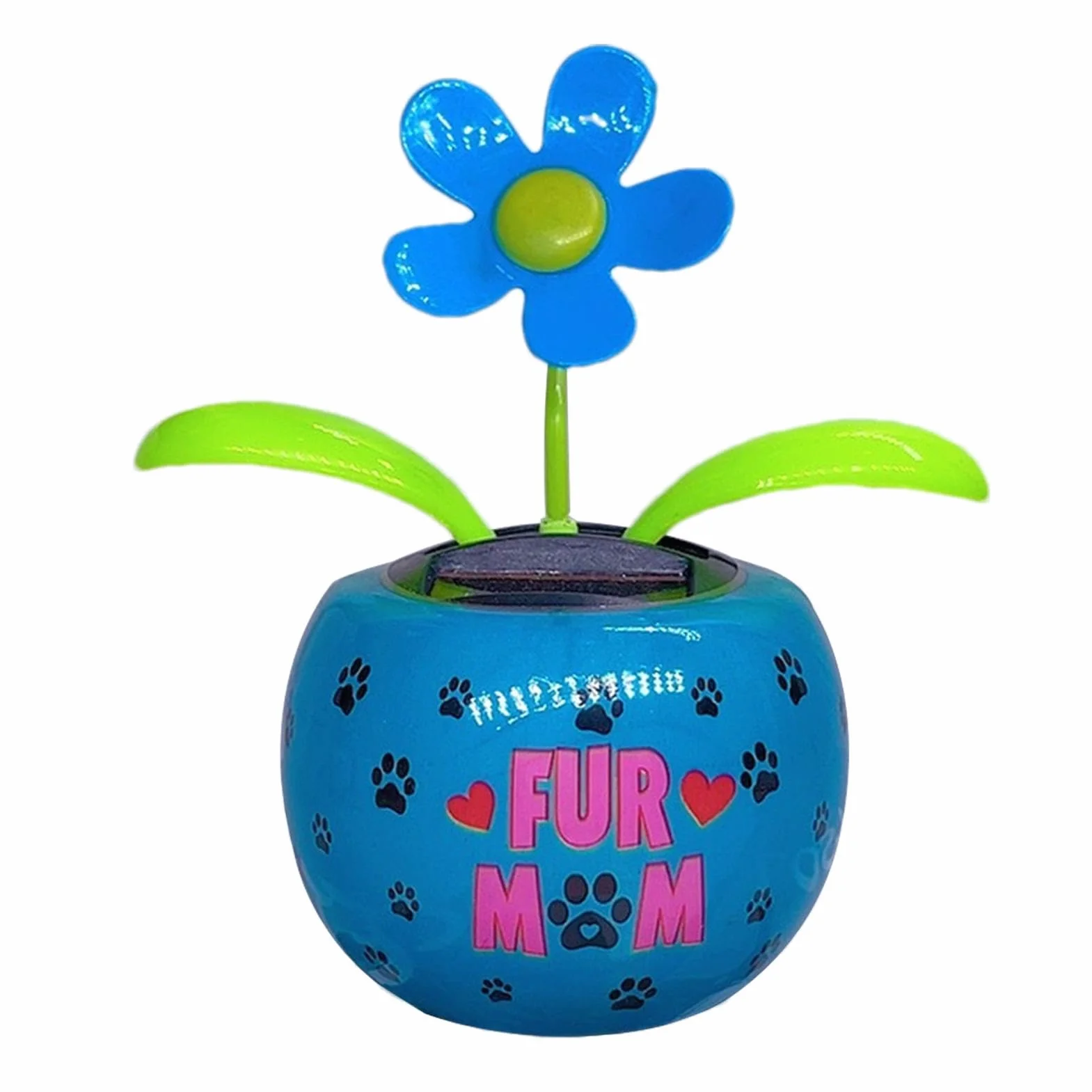Kwiatowa dekoracja deski rozdzielczej | Ozdoby samochodowe Bobblehead - Auto Dancing Ornament Shaking Flower Solar Ornament dla entuzjastów samochodów