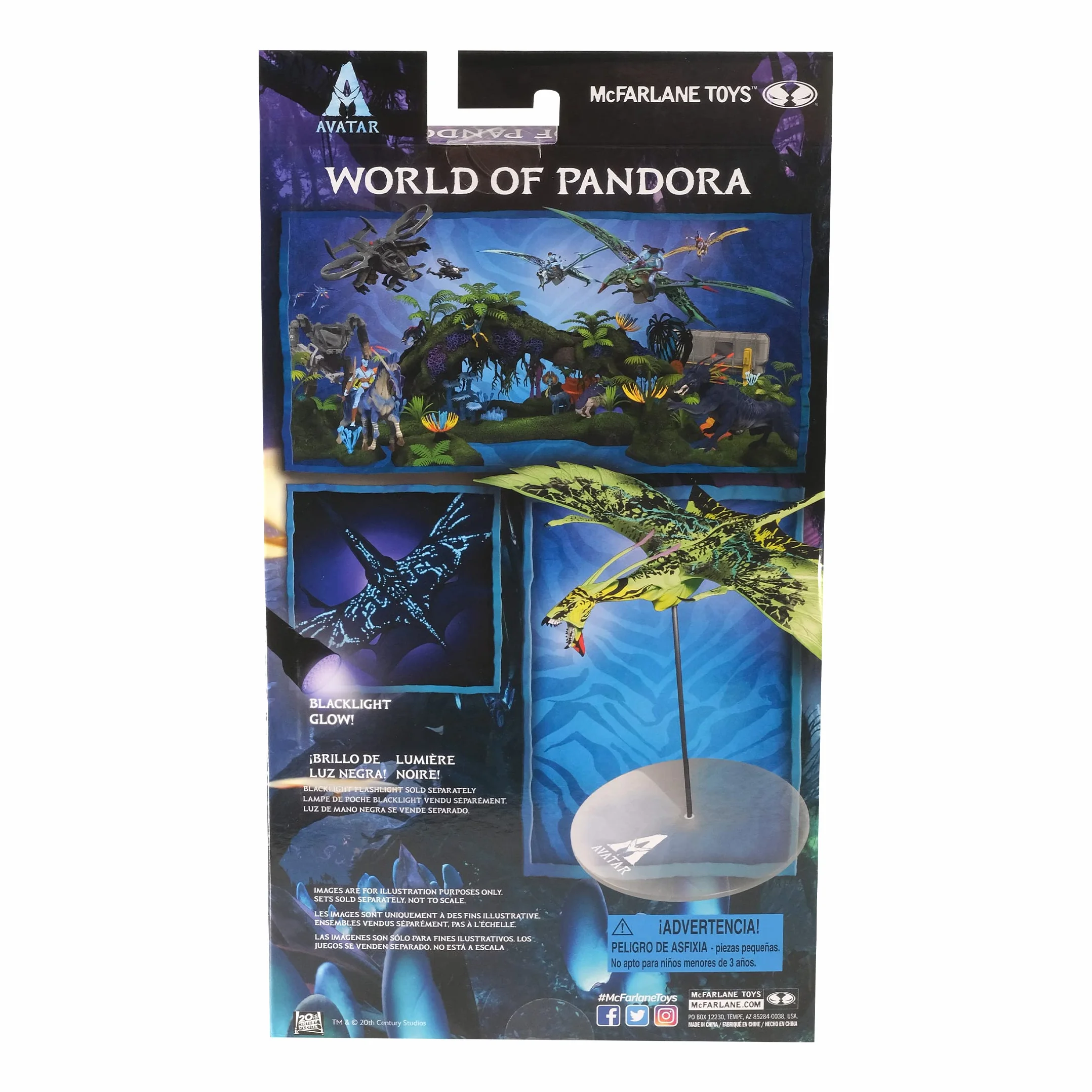 Disney Avatar - Figurka McFarlane - Górskie Banshee - Model zielony - TM16357