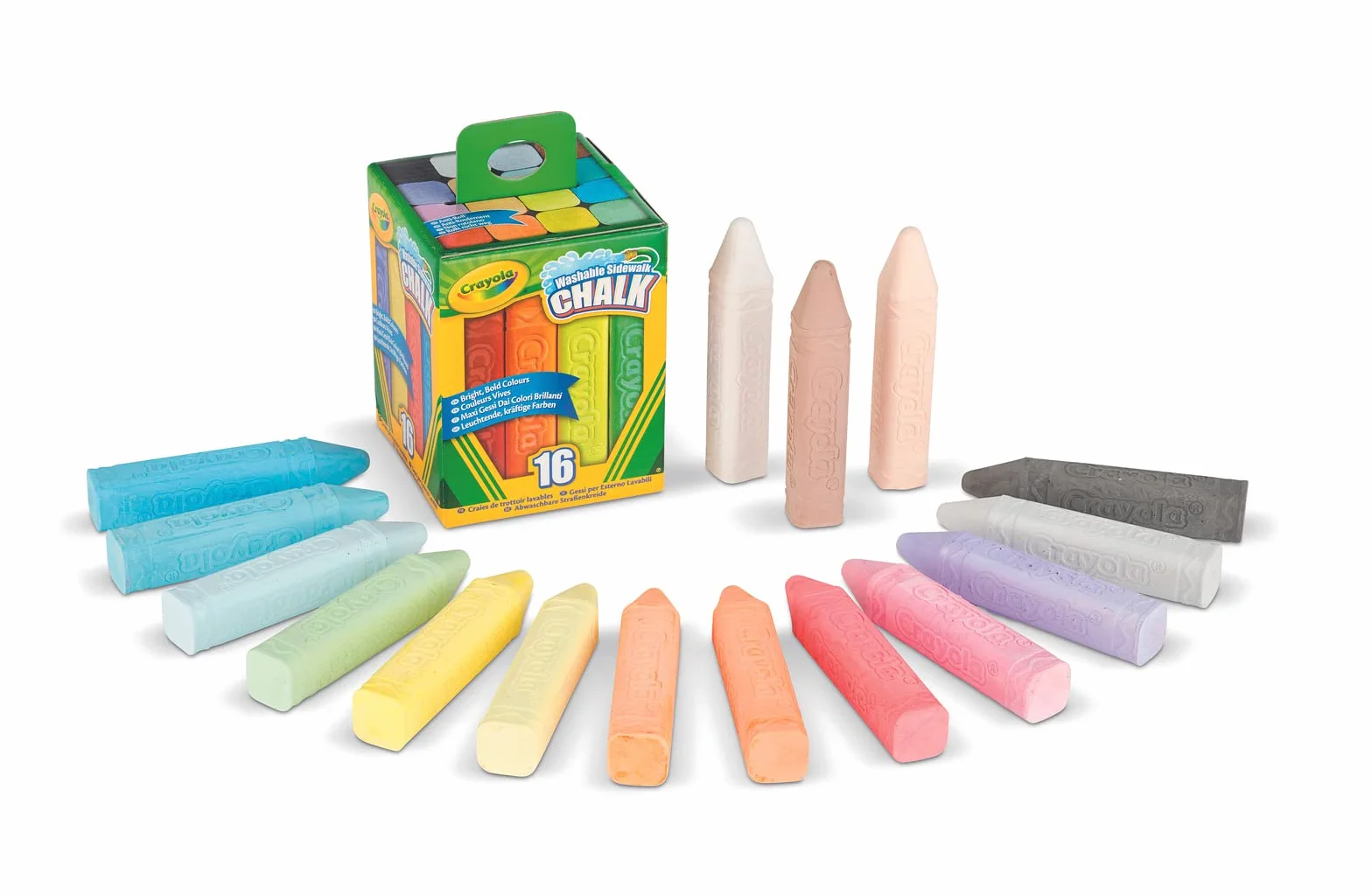 Kreda teczowa 16 sztuk