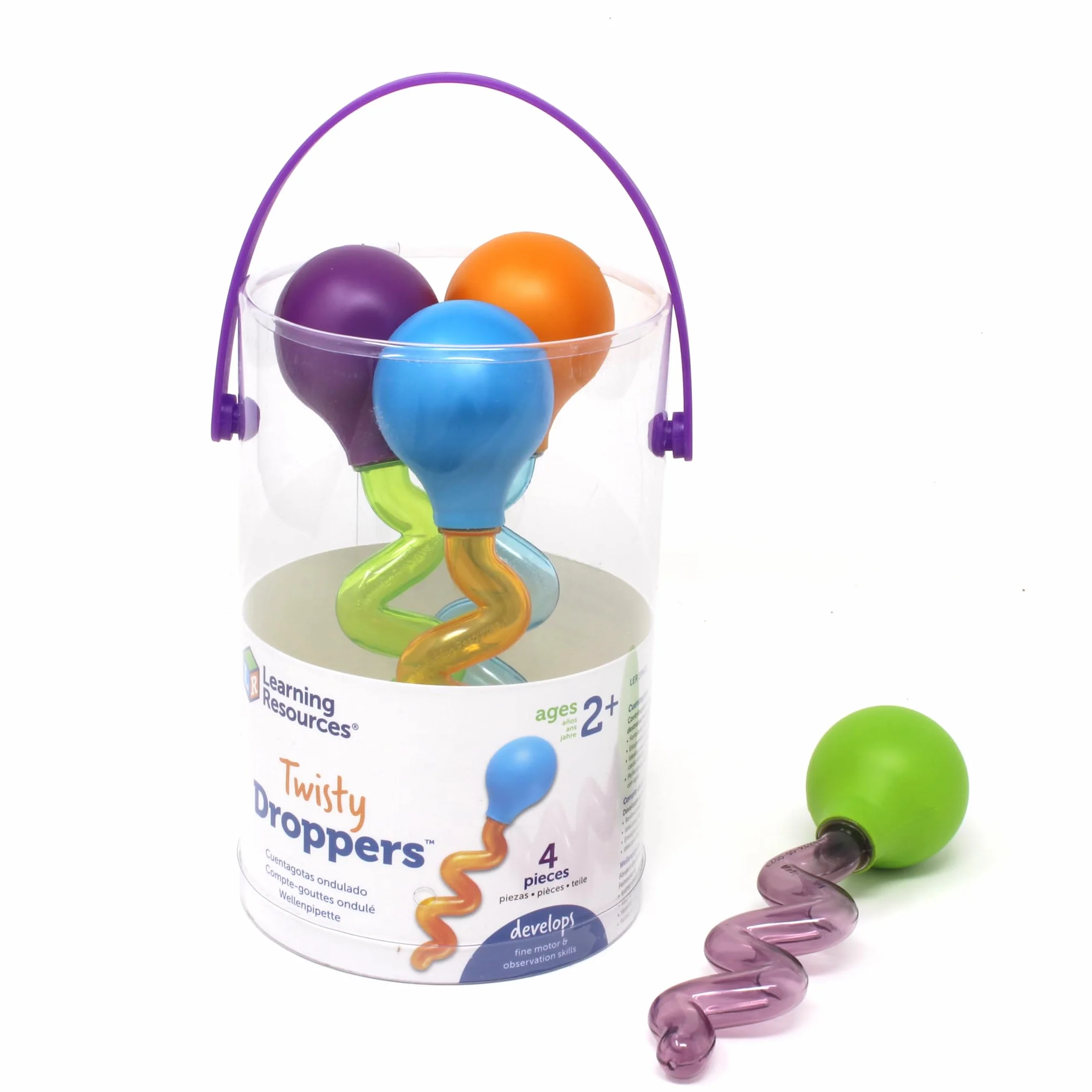 Learning Resources Twisty Droppers 4-Kawałek Zestaw