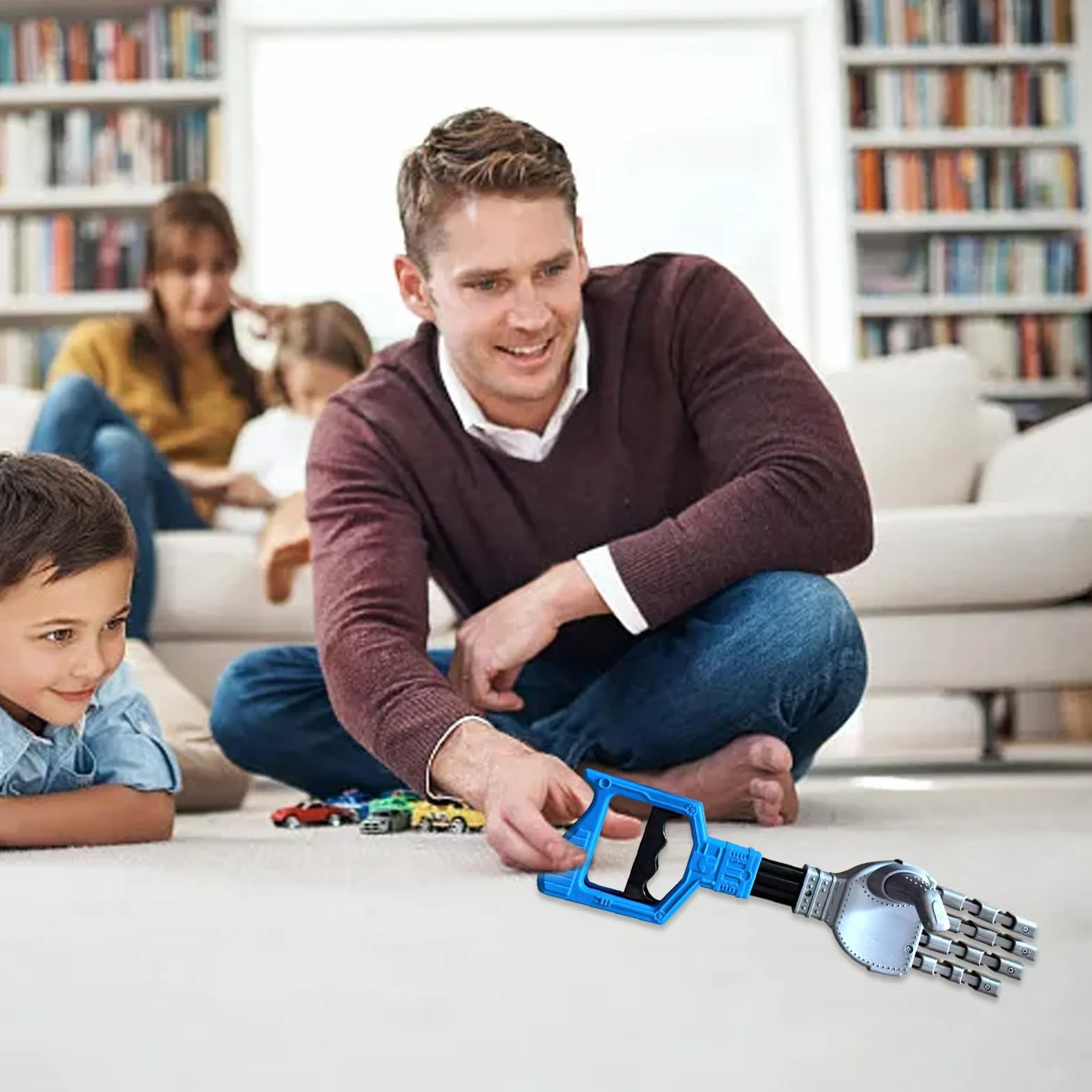 Robotic Arm Grabber Tool Interactive Toy - Educational | Robot Arm Hand Grabber with Robust Build & Vivid Finish Matte Texture for Fine Motor Toys Hand Eye Coordination Play Activity