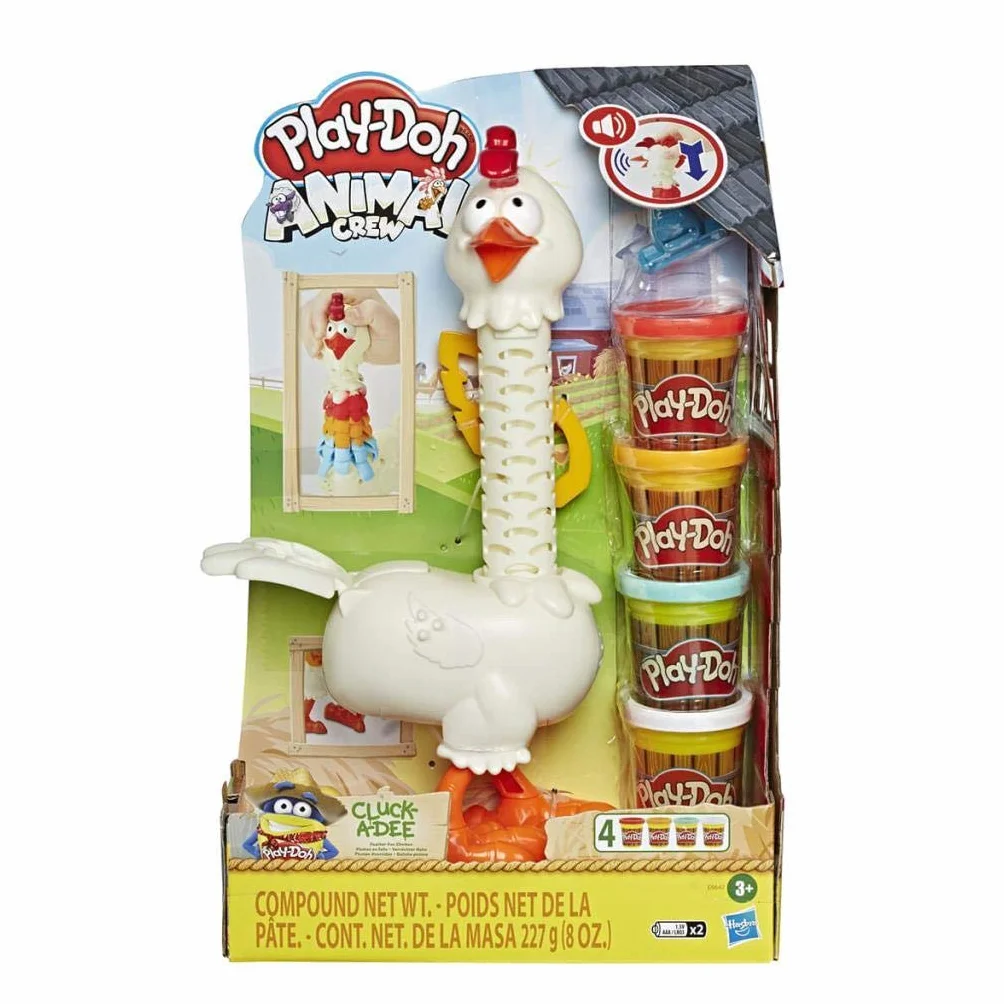 Play-Doh Kurczak z nietoksyczną ciastoliną w 4 kolorach