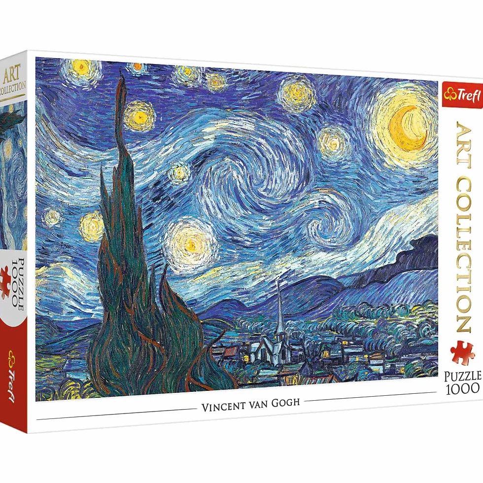 Trefl Gwiaździsta Noc Puzzle 1000 Elementów Art Collection o Wysokim Nasyceniu Kolorów dla Dorosłych i Dzieci od 12 lat