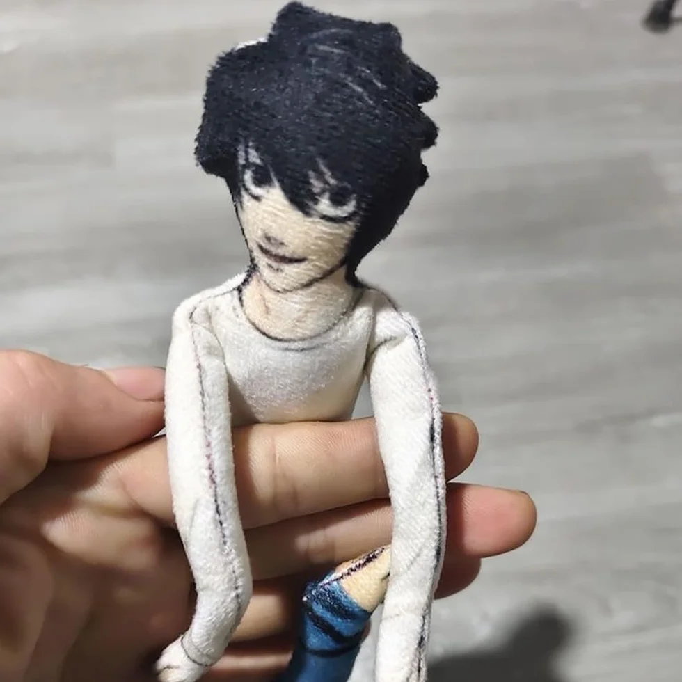 Light Yagami L Figure Plush Anime Skręcalne Figurki Akcji Lalka Cartoon Poduszka Możliwa Figurka Anime Dekoracja Domu Kanapy