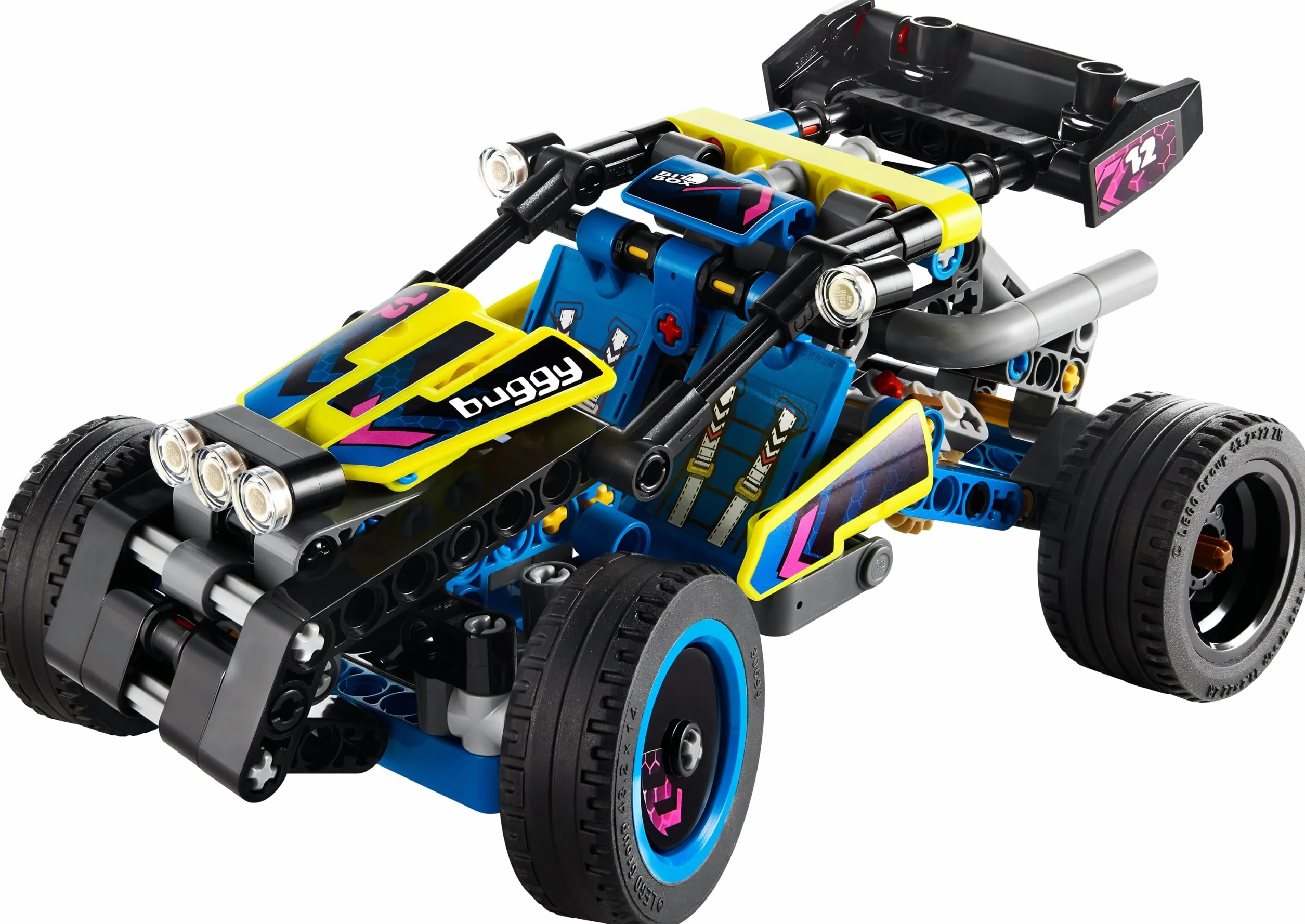 LEGO Technic Wyścigowy łazik terenowy 42164; pojazd dla chłopców i dziewczynek w wieku od ośmiu lat, którzy lubią wyścigi
