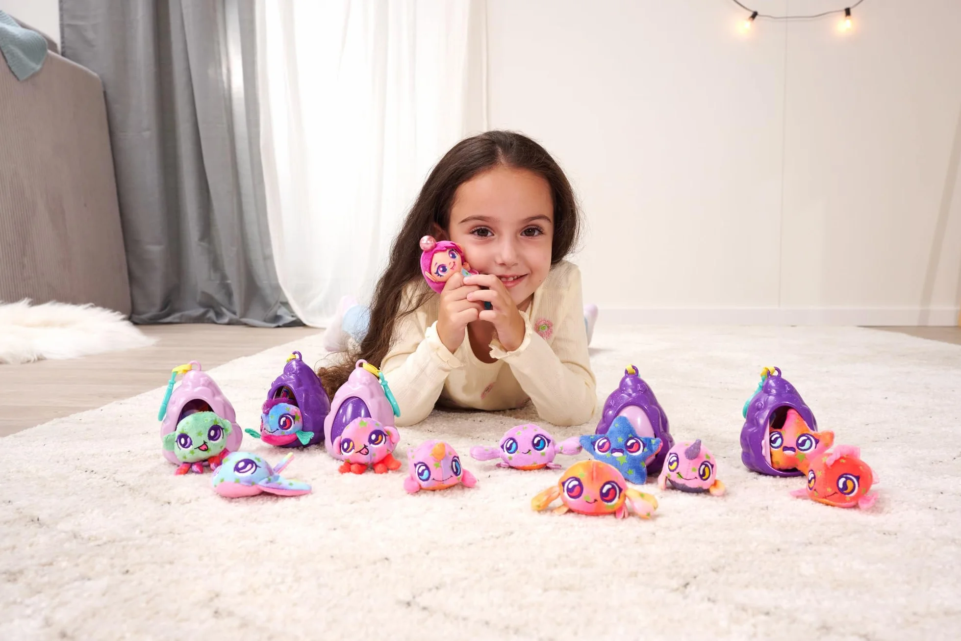 Simba 105952650 Pearly Pods świecące w ciemności 12 rodzajów; oferta dotyczy 1 sztuki muszelki; odpowiednie dla dzieci od 3 lat,wybór losowy