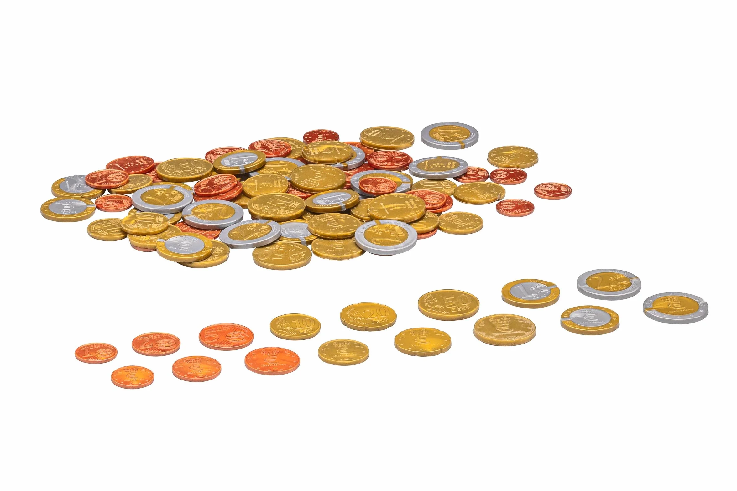 WISSNER 80610.08 aktiv lernen - 80 euro monety arytmetyczne - RE-Plastic, od 3 do 99 lat