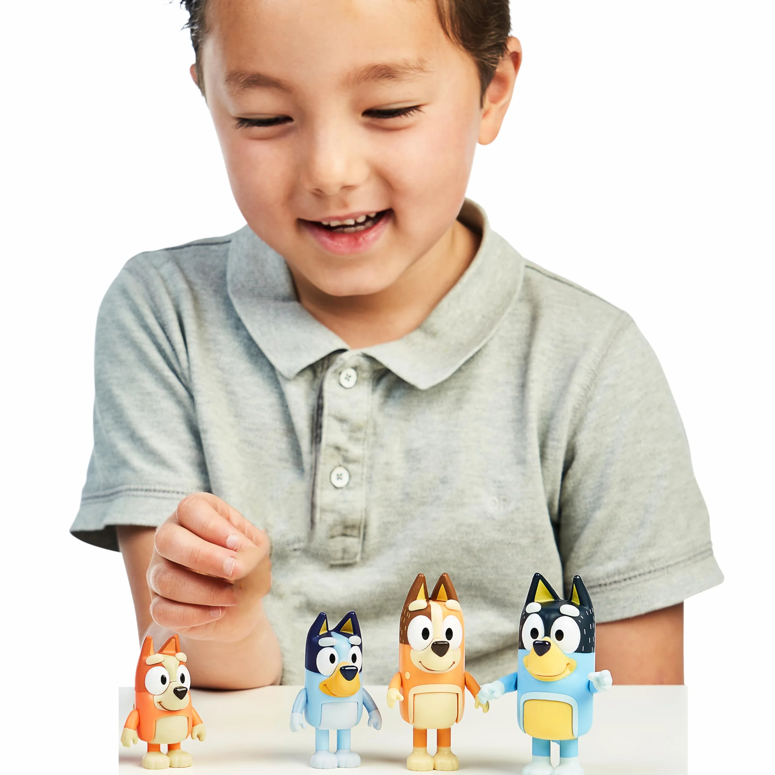 Bluey Family Zestaw Figurek, Wielokolorowy, Od 3 lat