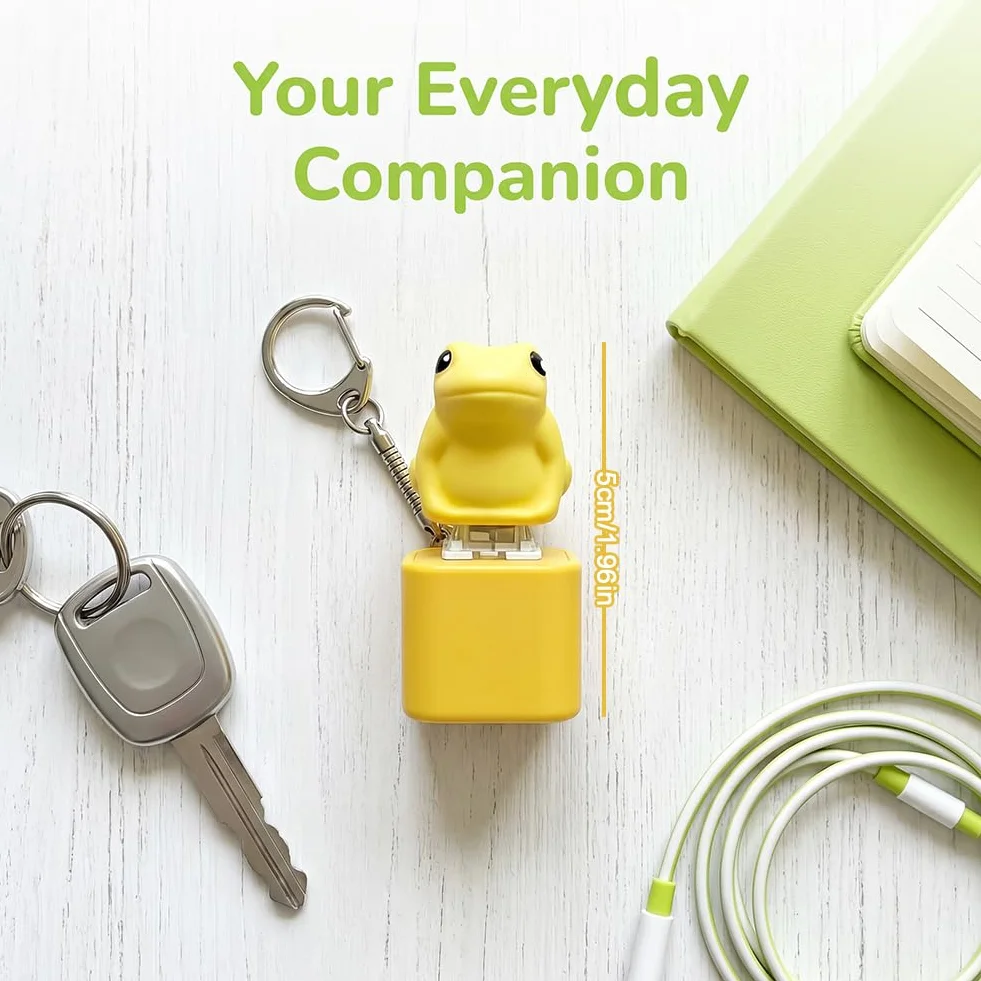 Quacking Jaszczurka Keychain, 2 sztuki żaba Quacking Fidget Toy, jaszczurka Fidget żaba, brelok Fidget, dla młodzieży, dzieci, pracy, szkoły