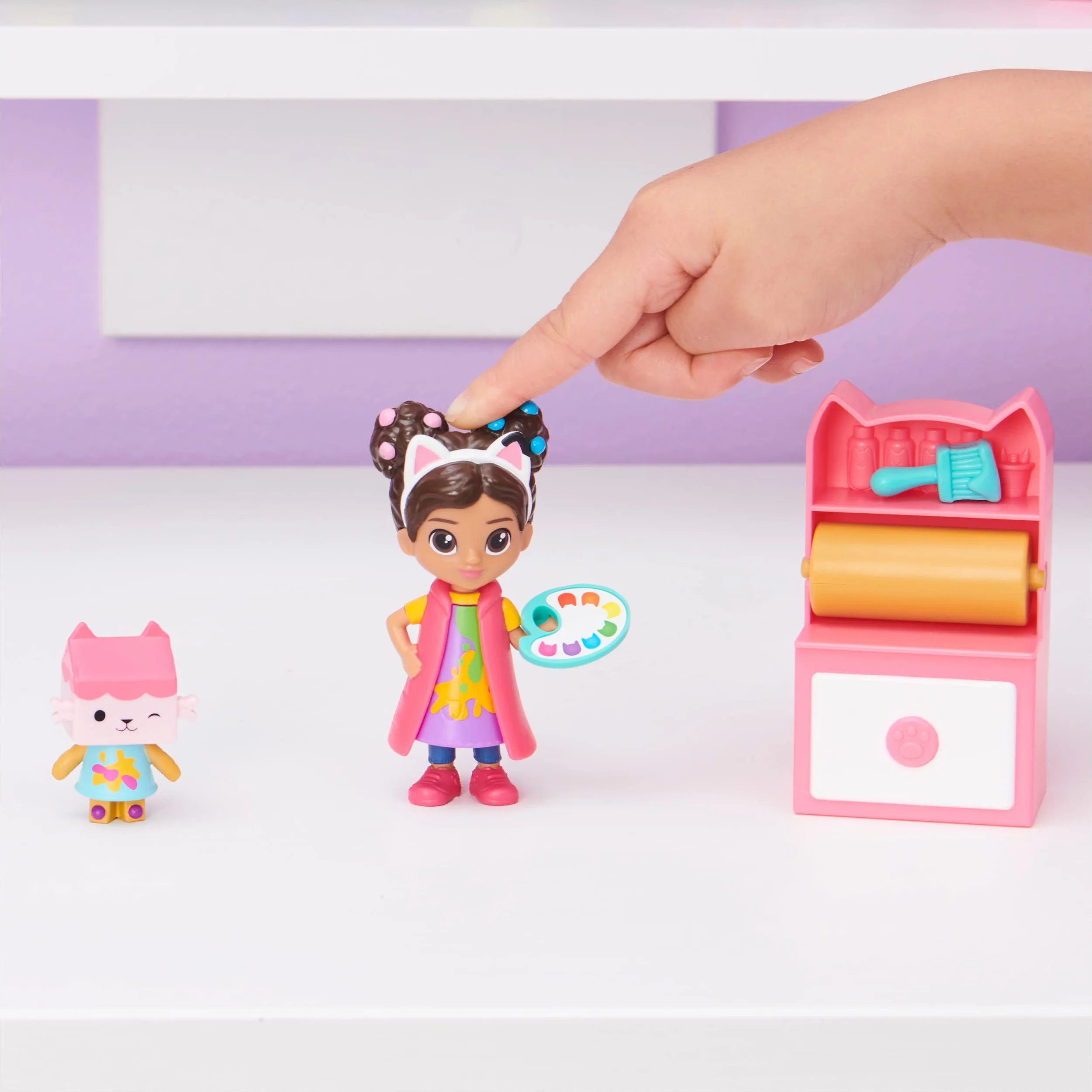 Gabby'S Dollhouse Gabby'S Art Studio Dreamworks Zestaw Zabawek, Wielokolorowy, Od 5 lat