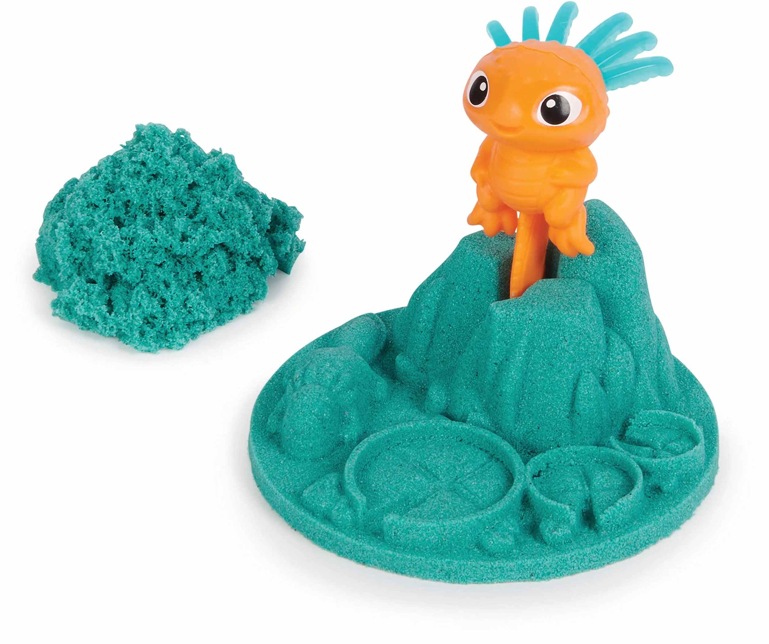 Kinetic Sand Surprise - 113 g kolorowy magiczny piasek kinetyczny ze Szwecji z figurką zwierzęcą i akcesoriami do kreatywnej zabawy w pomieszczeniach, dla dzieci od 3 lat