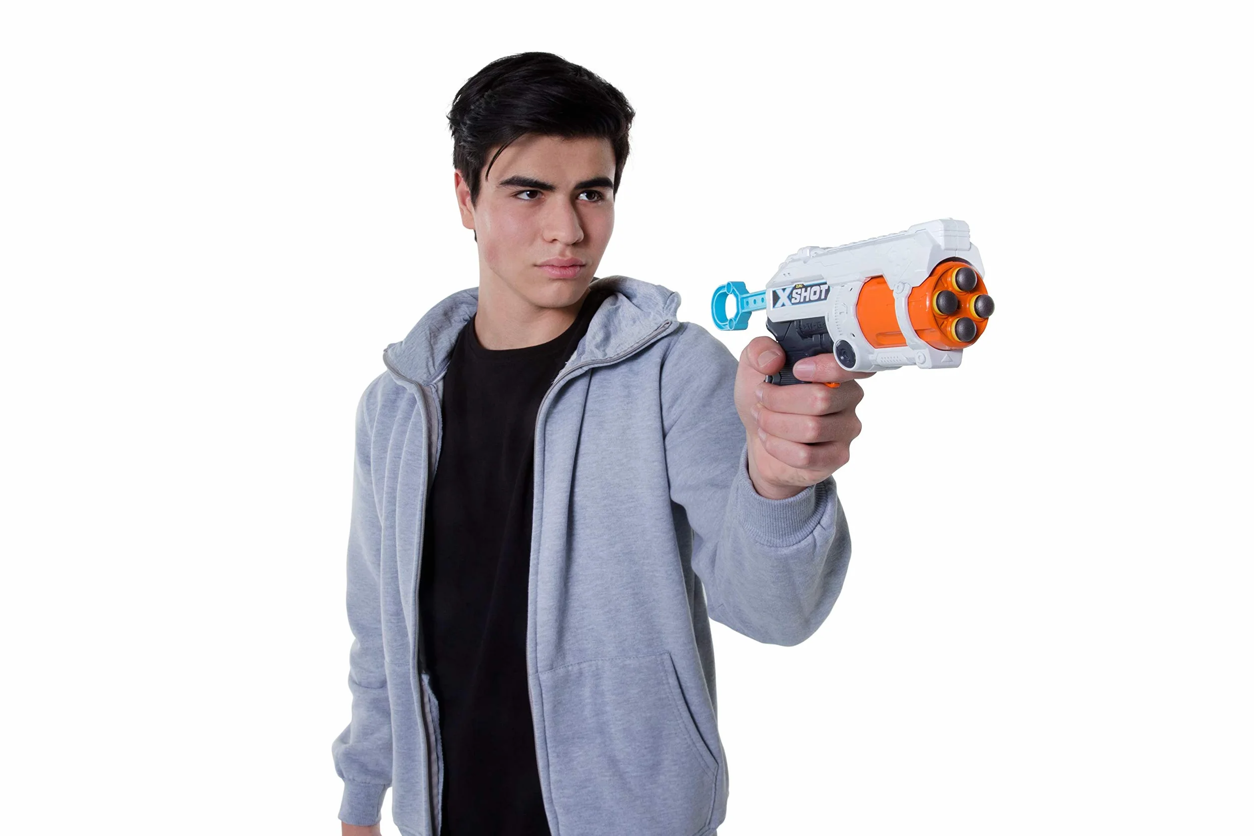 ZURU- XSHOT Fury Pistolet, 36377, 4 strzały-16 strzałek