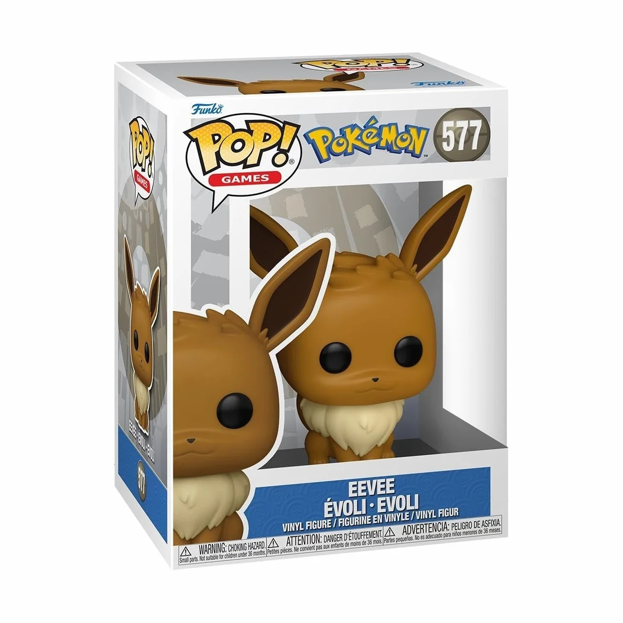 Funko POP! Games: Pokemon - Eevee - Kolekcjonerska figurka winylowa - Pomysł na prezent - Oficjalny towar - Zabawki dla dzieci i dorosłych - Fani gier wideo