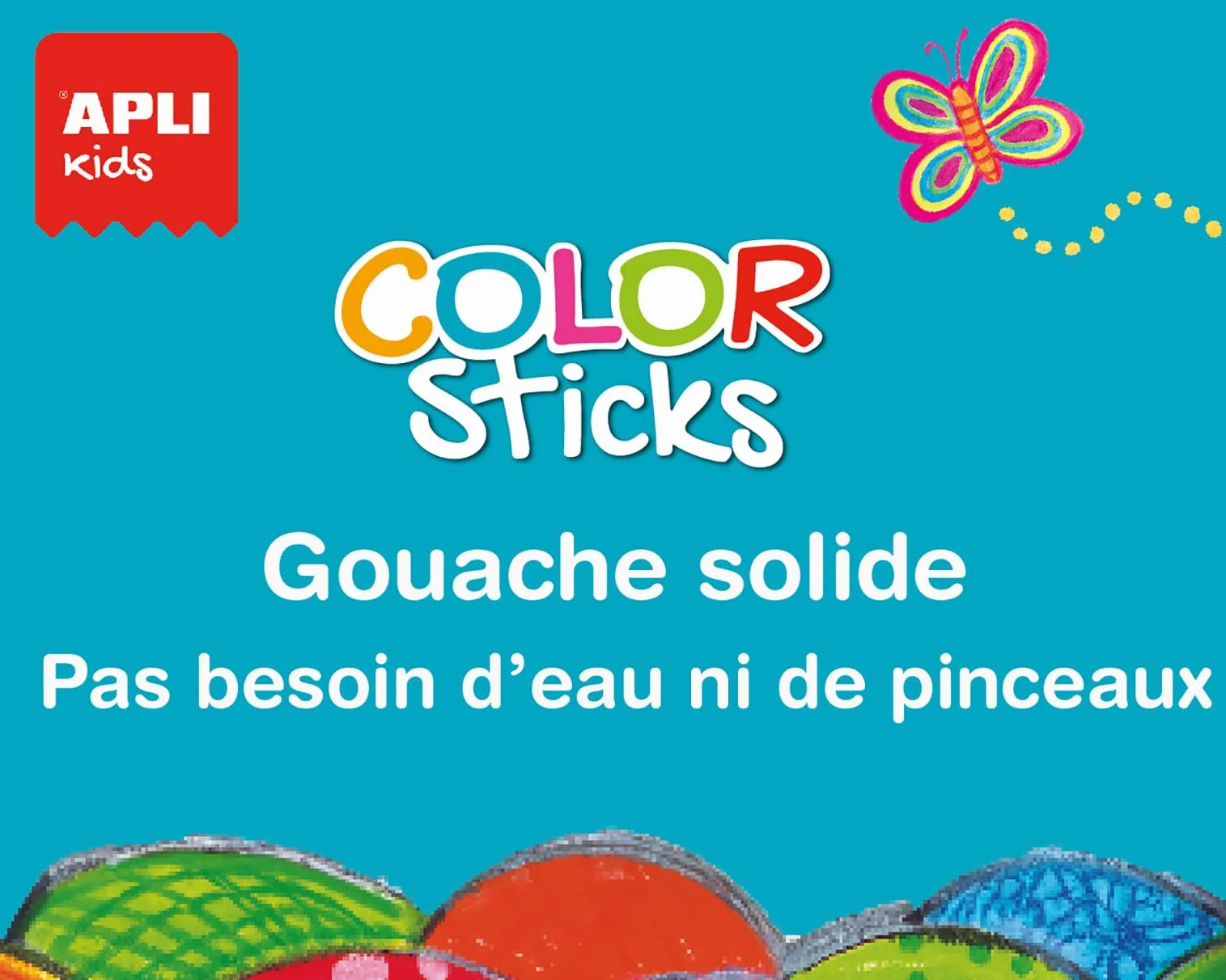 APLI agipä – 14227 – zestaw 6 tubek w kolorze gwaszy Solid – 10 g