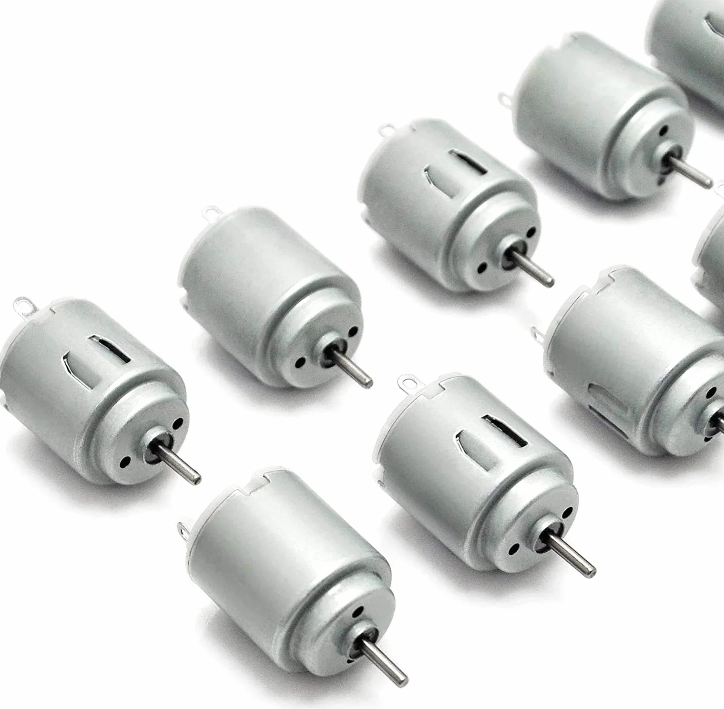 DollaTek 10 szt. silnik pr?du sta?ego 140 mini silnik elektryczny DC 3-5 V 6300 obr./min do zabawek DIY