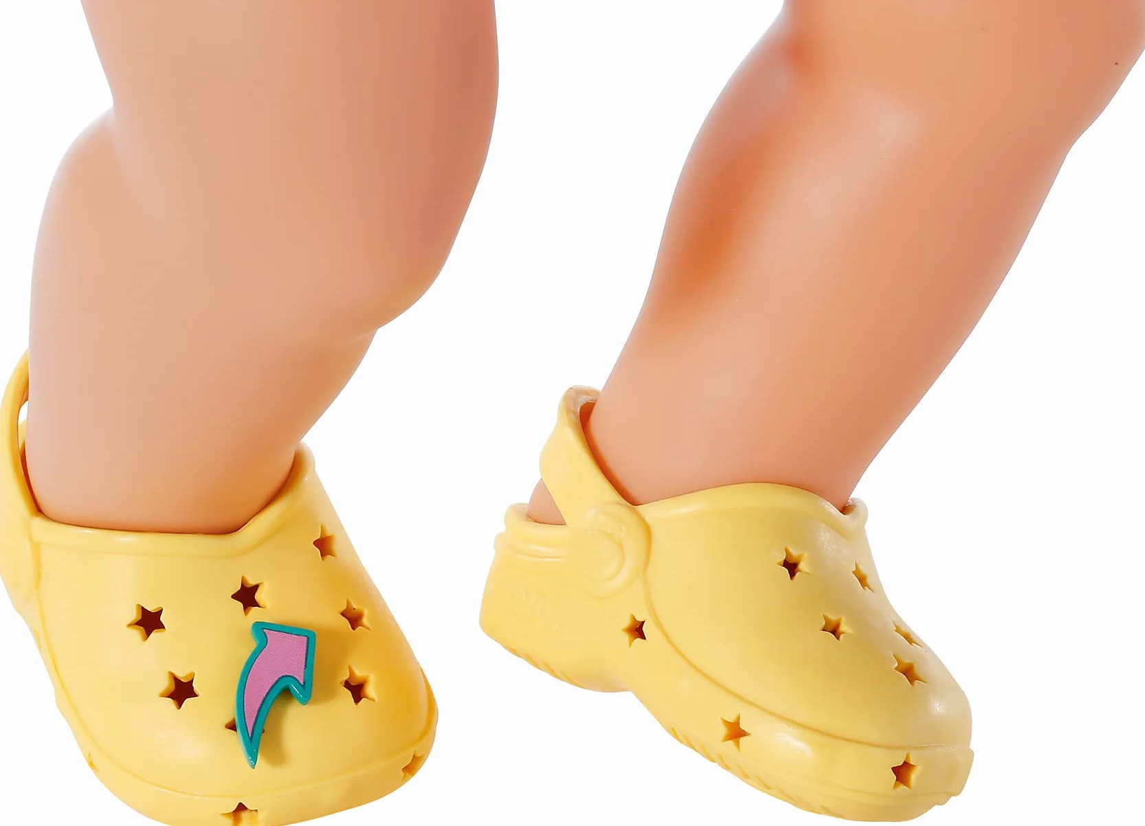 BABY born Holiday Shoes with Pins for 43 cm Doll - Four Colourful Decorative Accents - Easy for Small Hands, Creative Play Promotes Empathy & Social Skills, For Toddlers 3 Years & Up