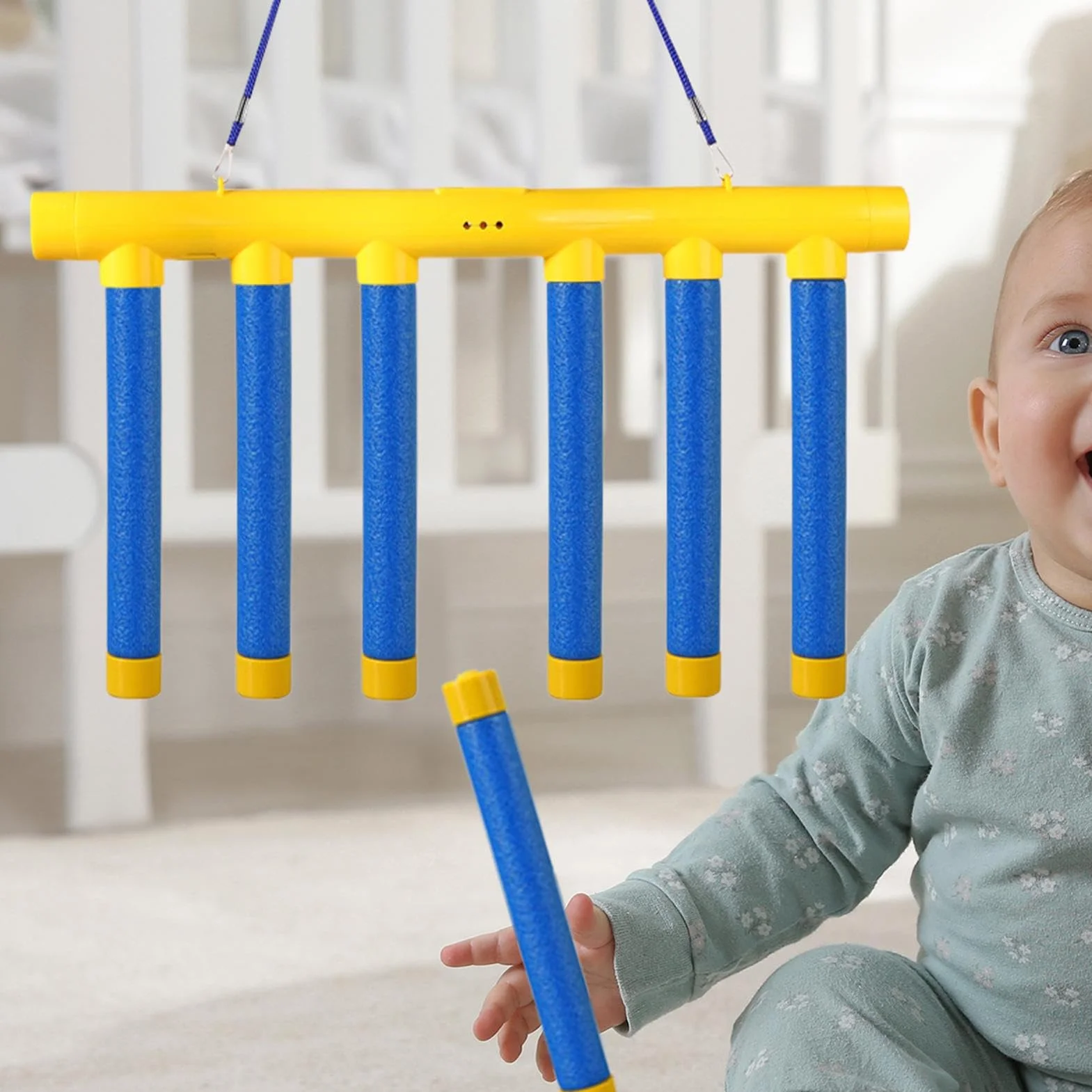 Gra koordynacji ręka-oko, gra z padającymi kijkami, zabawka do treningu reakcji, Drop Stick Game, interaktywne gry do użytku w pomieszczeniach, 3 regulowane prędkości