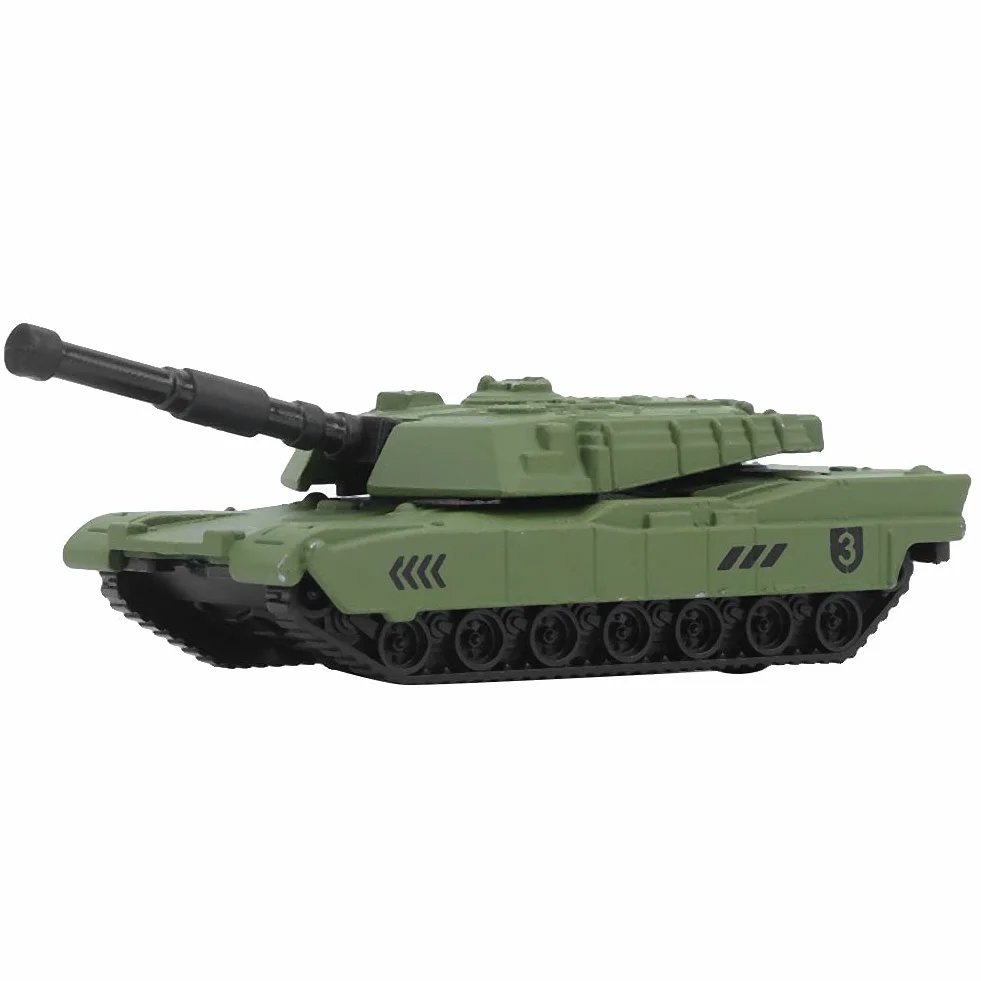 ZAICOLER Model Czołgu ze Stopu Wysoce Imitujący Zabawkowy Czołg Wojskowy dla Dzieci, 4 szt. Model Czołgu dla Dzieci w Wieku 3+ Lat, Zabawkowy 3,1–,5 Cala (czołg) ()