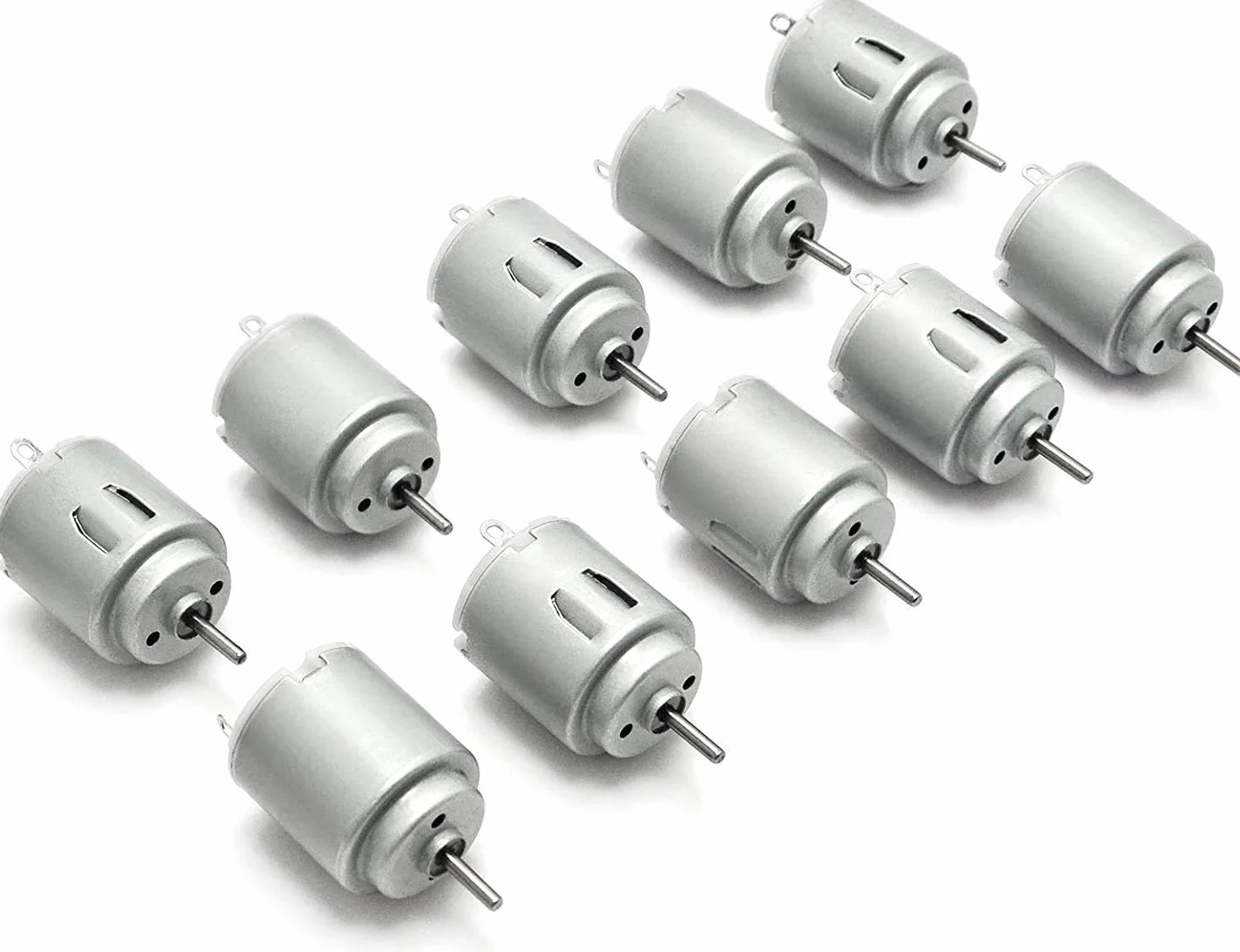 DollaTek 10 szt. silnik pr?du sta?ego 140 mini silnik elektryczny DC 3-5 V 6300 obr./min do zabawek DIY