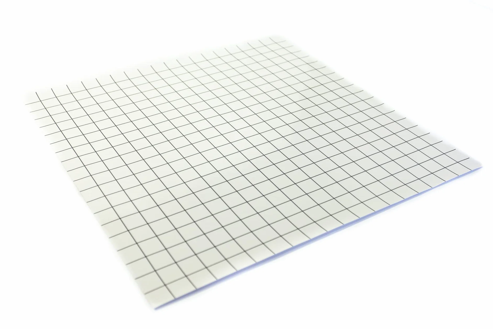 Mata suchościeralna 50 x 50 cm do gier RPG z kwadratową siatką - Biała
