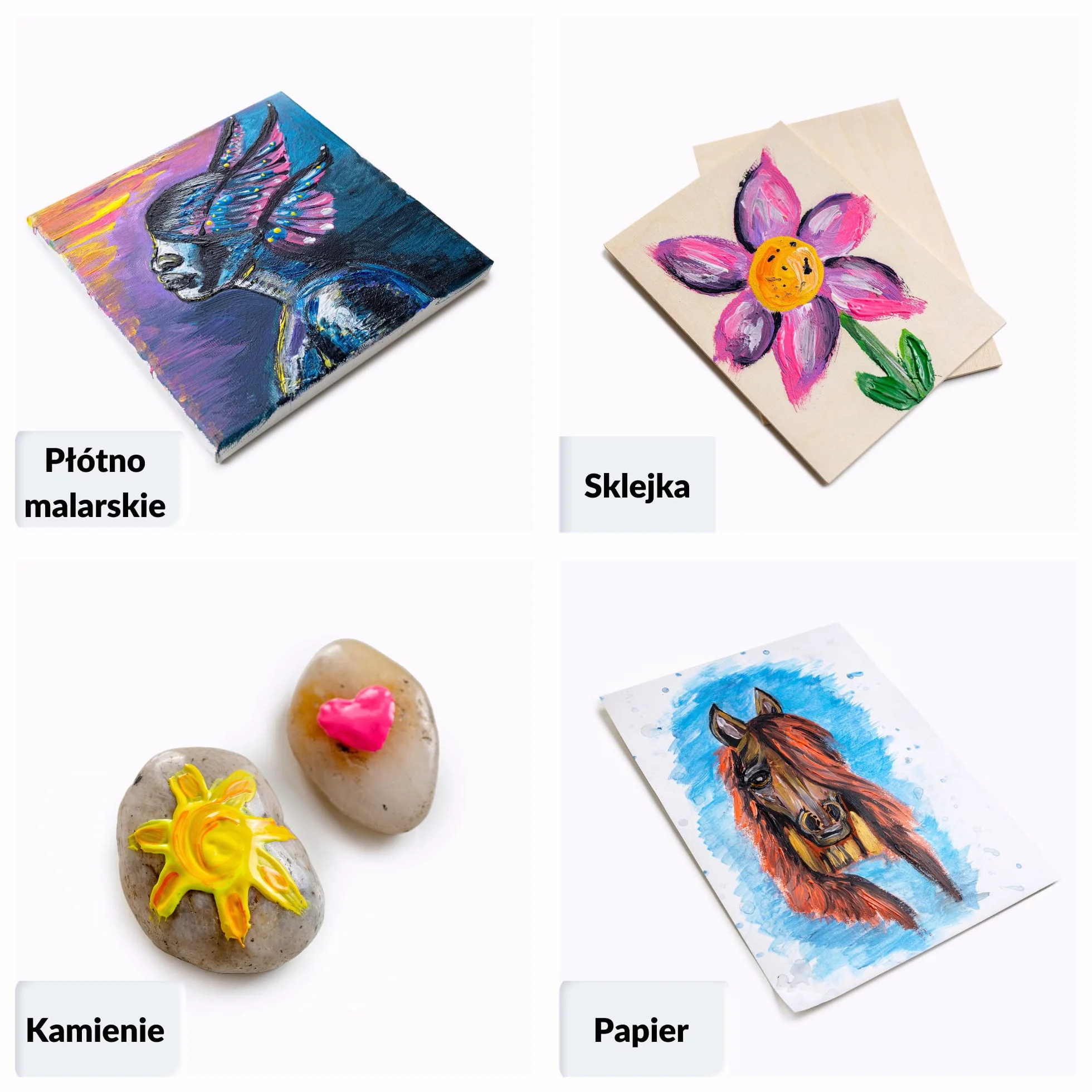 Creative Deco Zestaw Farb Plakatowych | 20 ml x 24 Kolorów | Nietoksyczne | Podstawowe, Neonowe, Brokatowe, Metaliczne i Intensywne Kolory | Idealne dla Dzieci, Studentów, Artystów, Pasjonatów Sztuki