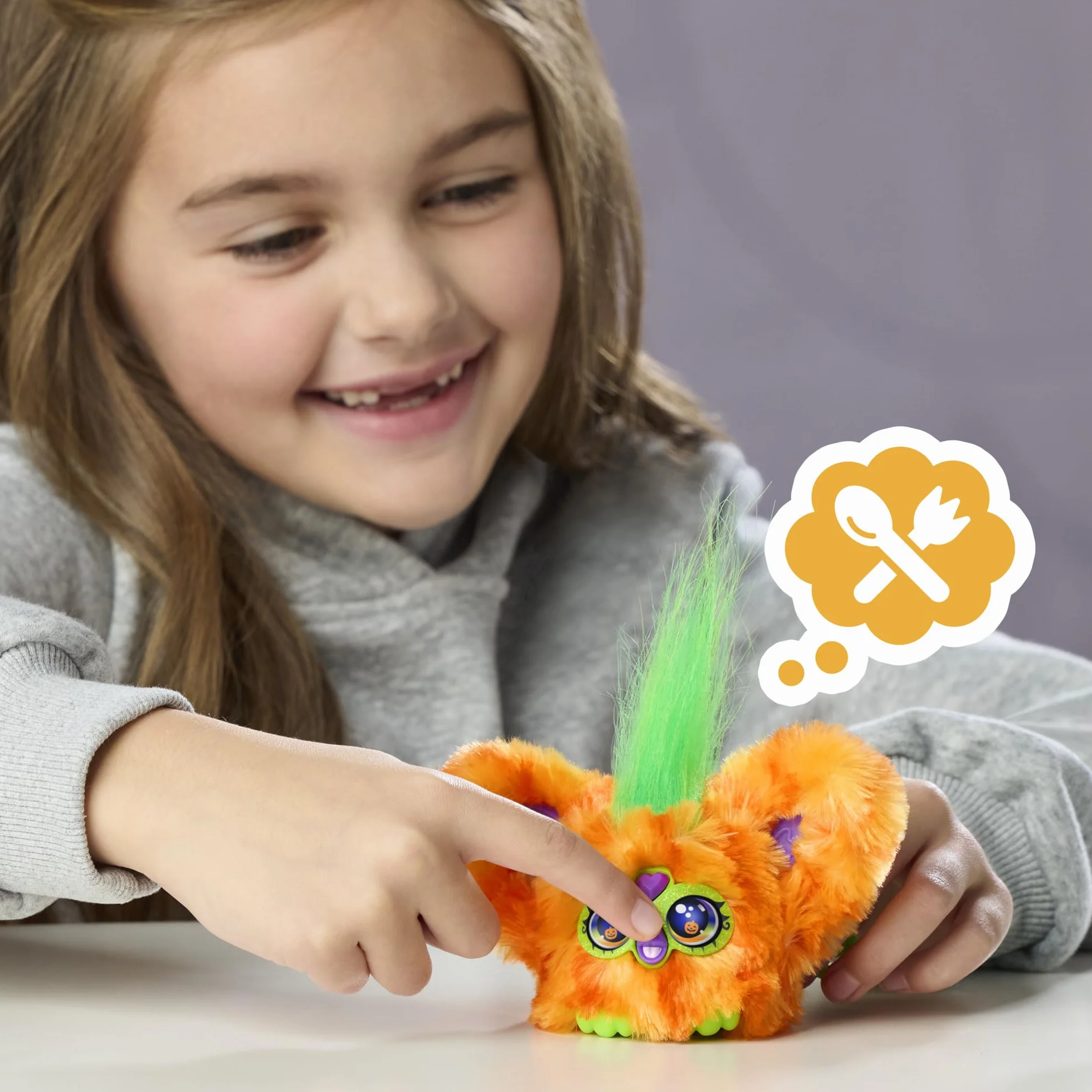 Furby Furblets Mini Friends Trick-Ee & Boo-Kin, elektroniczne pluszowe zabawki, wielokolorowe, prezenty na powrót do szkoły, dla dzieci od 6 lat (tylko Amazon)
