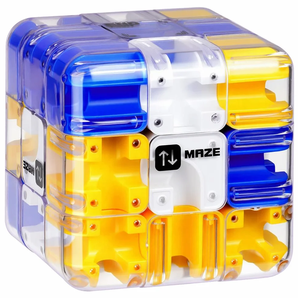 Vicloon Kostka Labiryntu Zabawka, Duża Labirynt 3D Puzzle Maze Cube, Kosmiczna Świadomość Mózgu Zabawka do łagodzenia stresu i rozwijania logiki, prezent świąteczny dla nastolatków, 02