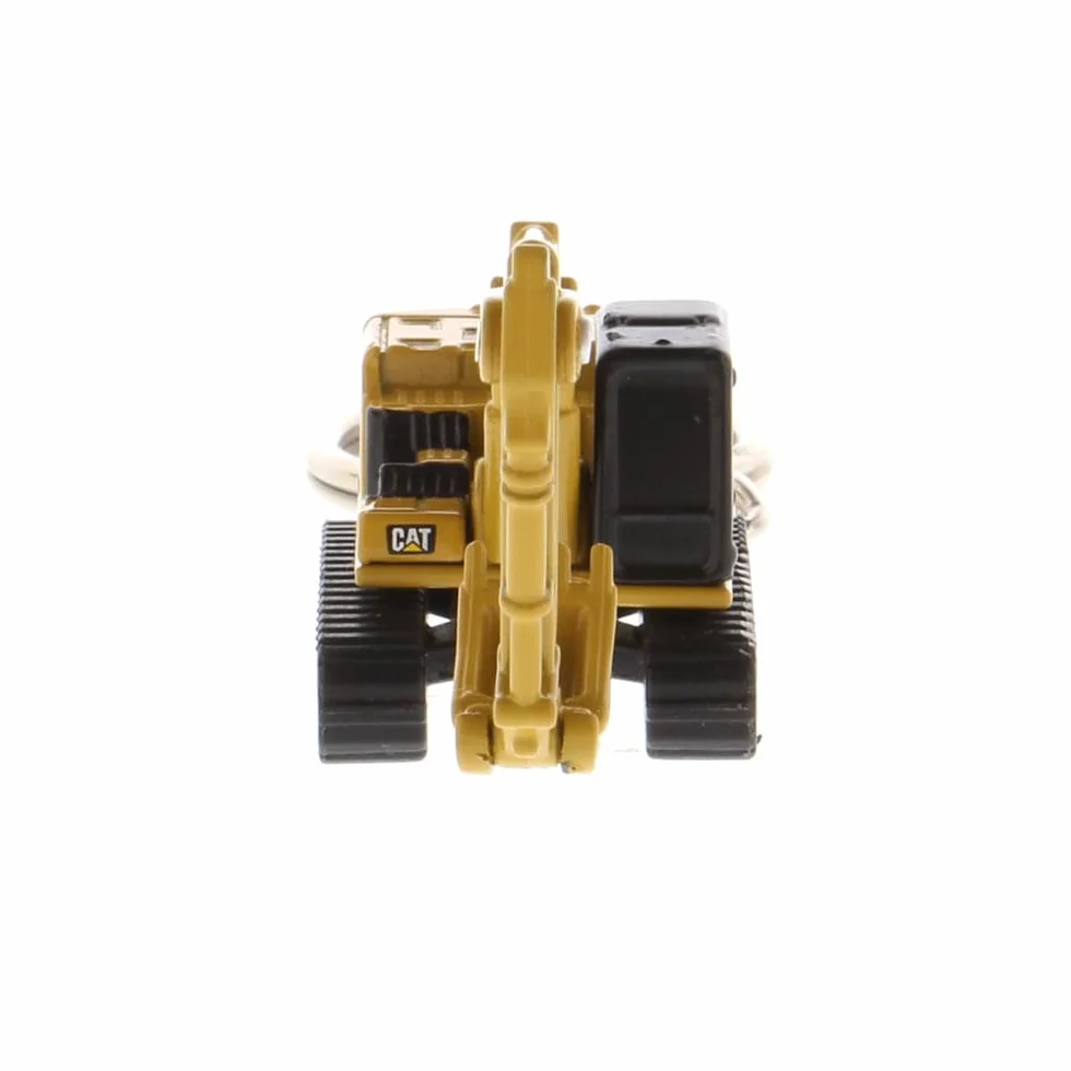 Diecast Masters 85981 - Koparka gąsienicowa Caterpillar 320 jako brelok do kluczy, szczegółowy metalowy pojazd budowlany CAT, ok. 3,5 x 2 x 2 cm, odpowiedni od 14 lat